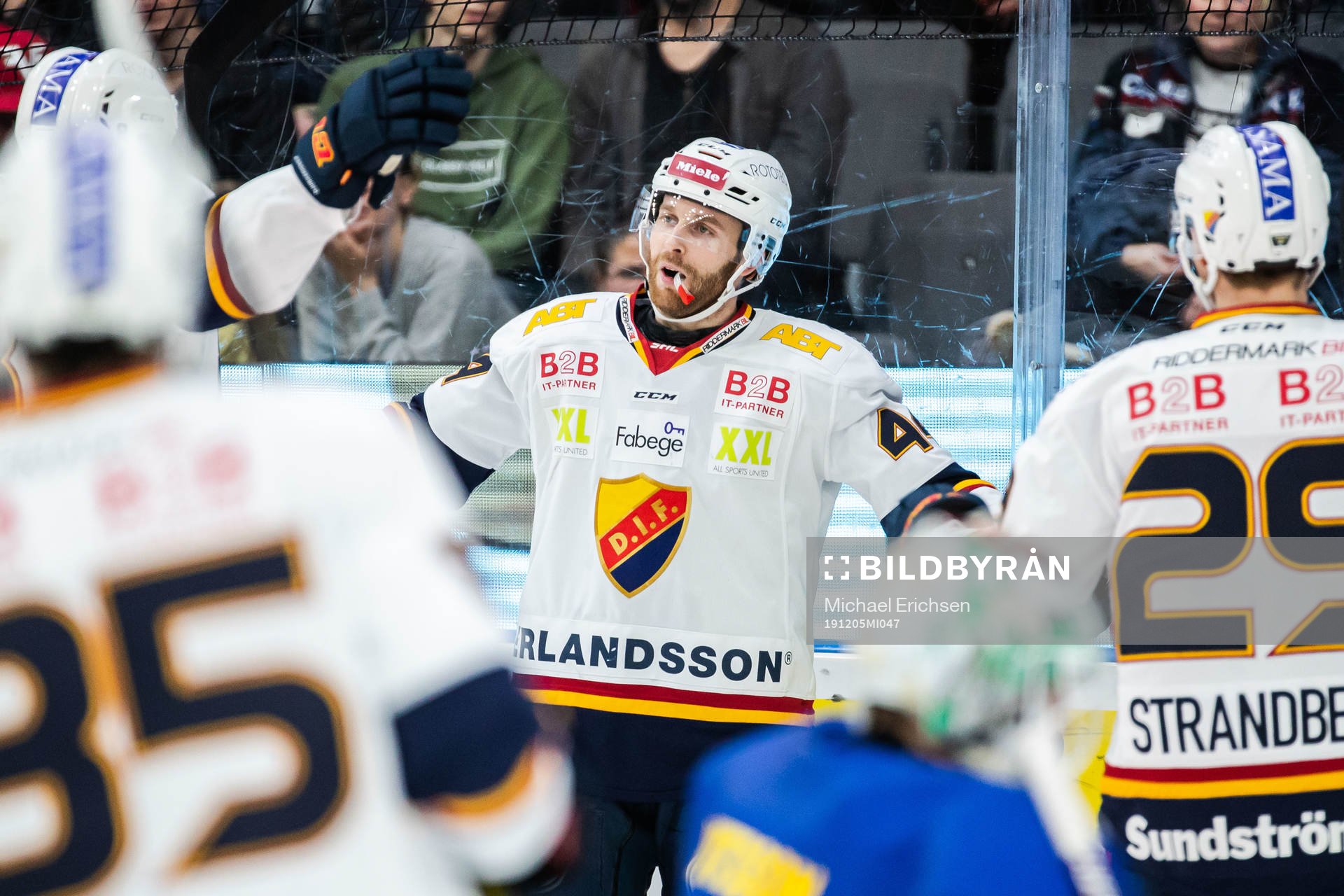 Djurgårdens Mattias Guter jublar