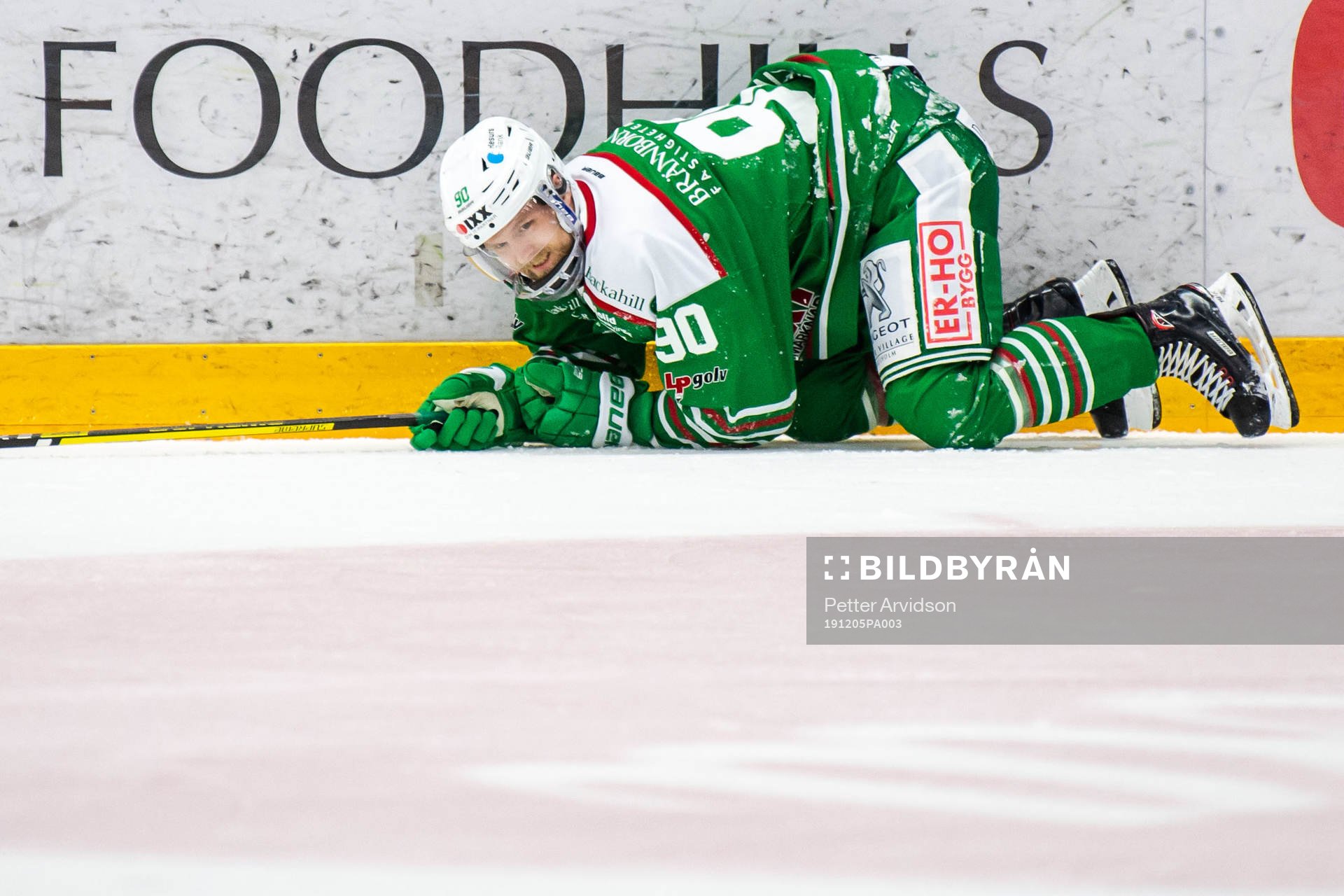 Rögles Ted Brithén har ont