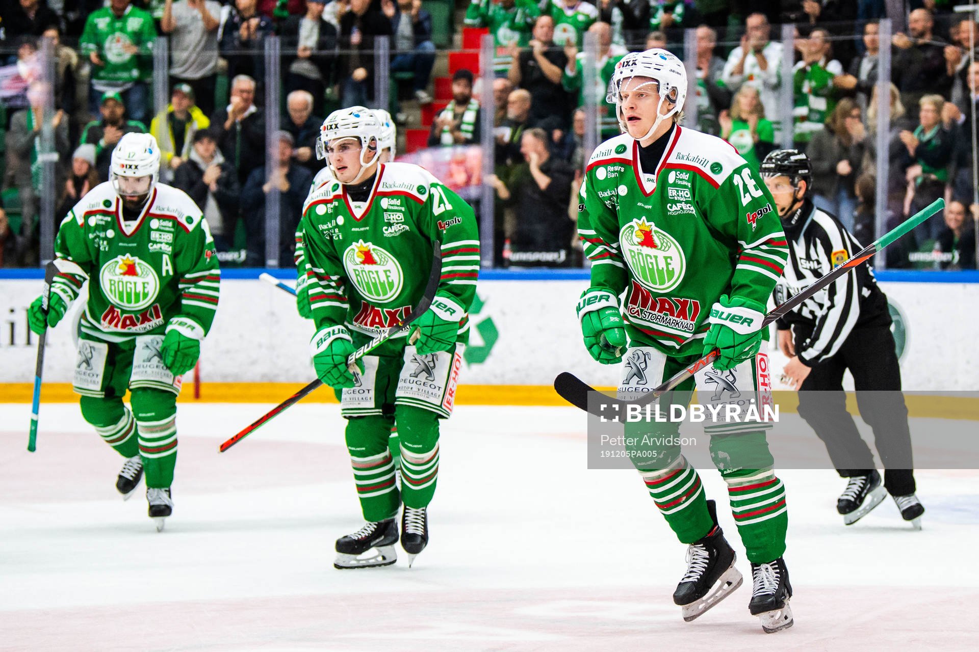 Rögles Anton Bengtsson jublar