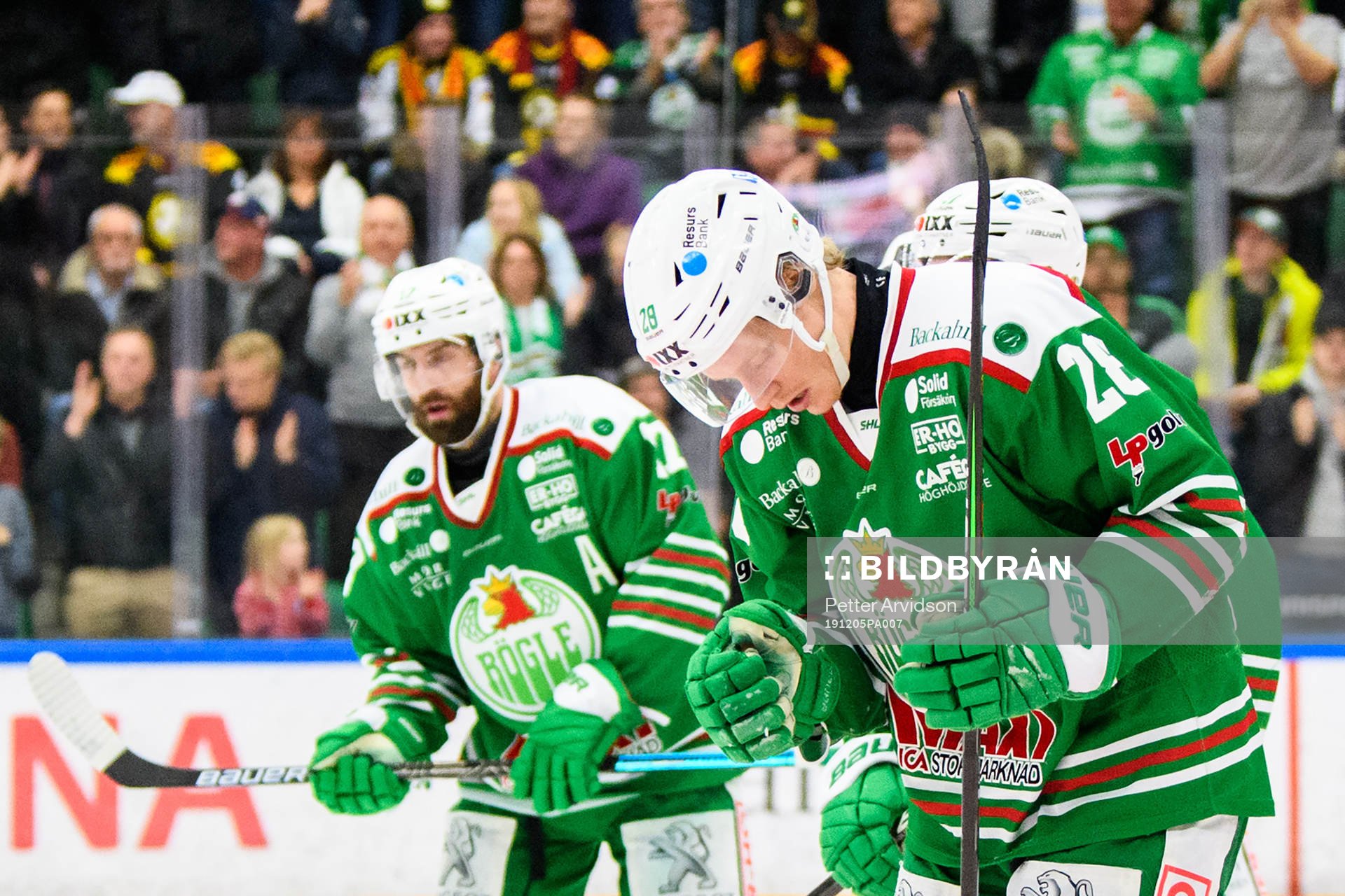 Rögles Anton Bengtsson jublar