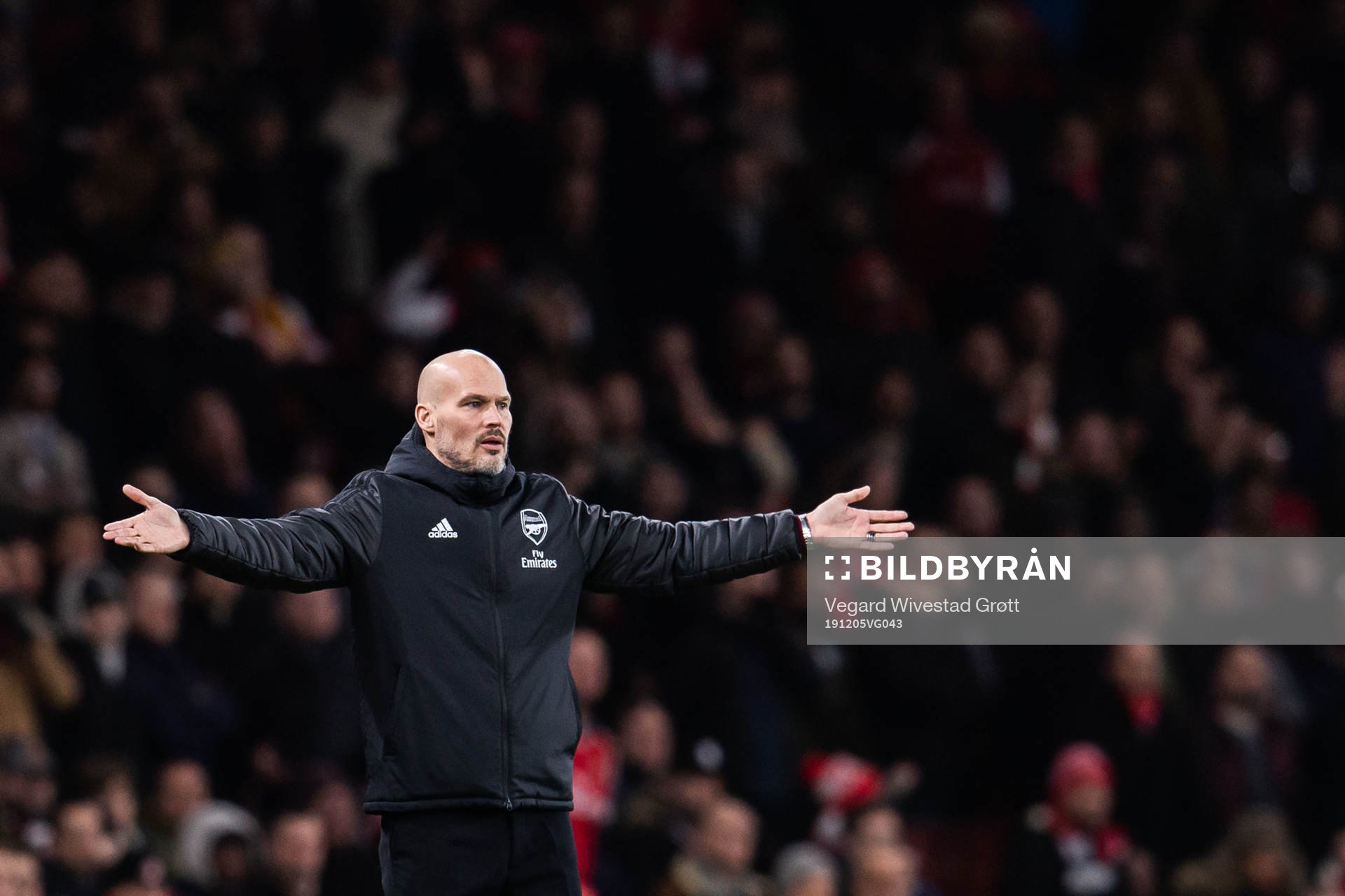 Fredrik Ljungberg, interim manager of Arsenal