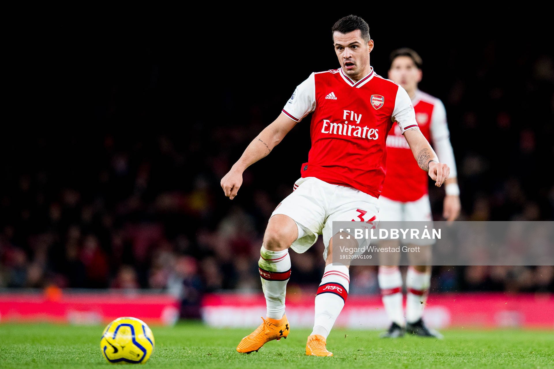 Granit Xhaka of Arsenal