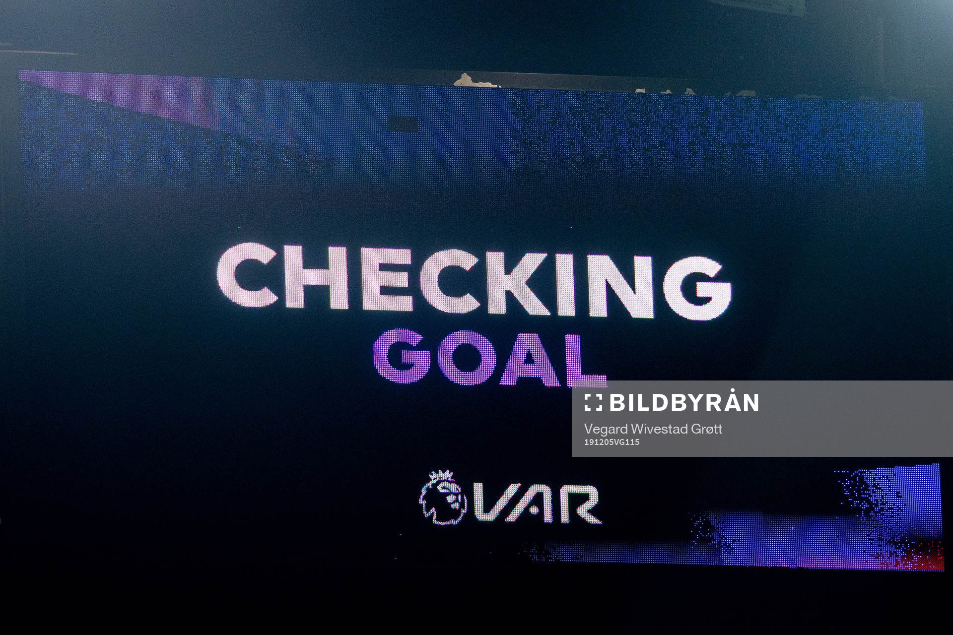 The 2-1 goal is VAR-reviewed