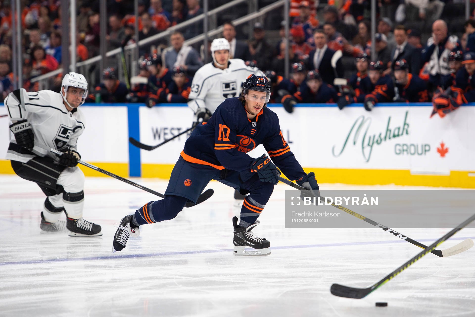 Joakim Nygard of the Edmonton Oilers