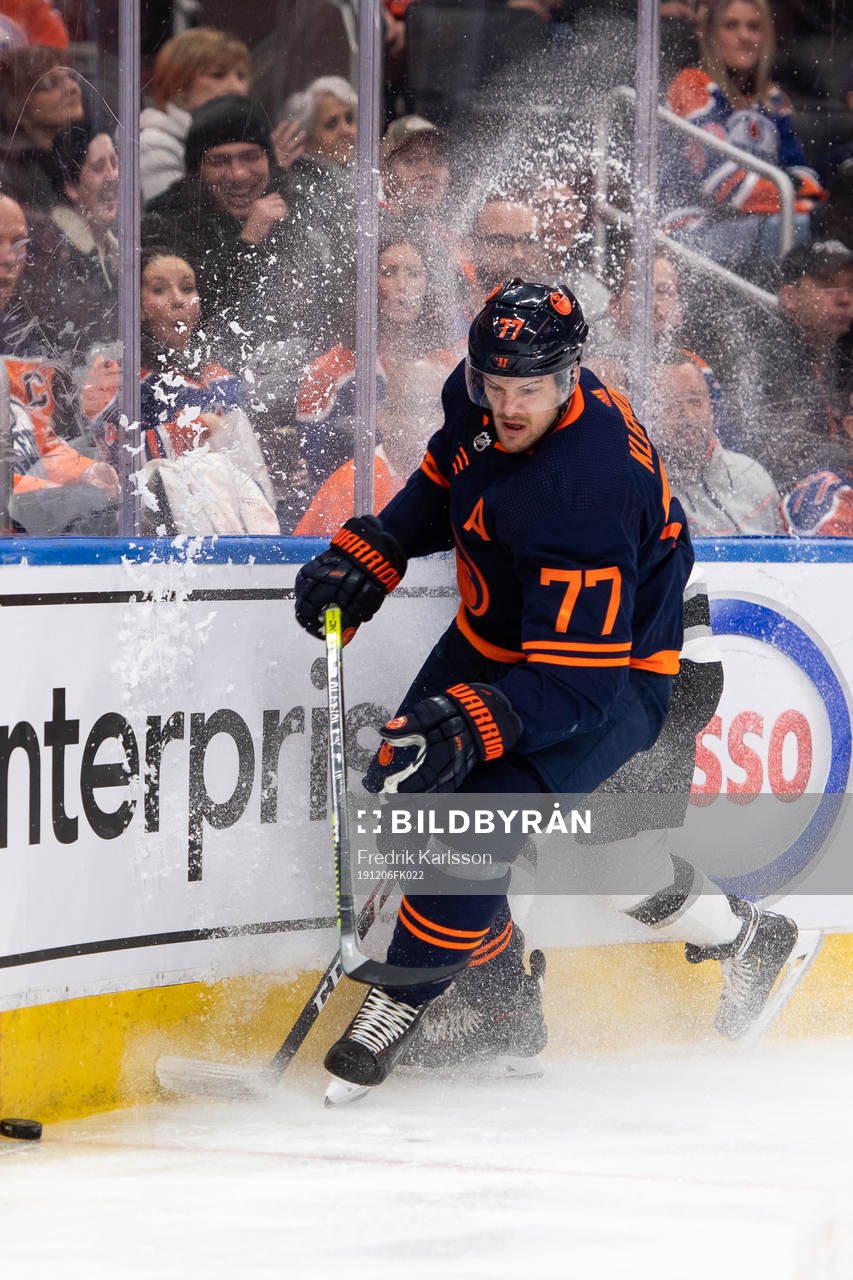 Oscar Klefbom of the Edmonton Oilers