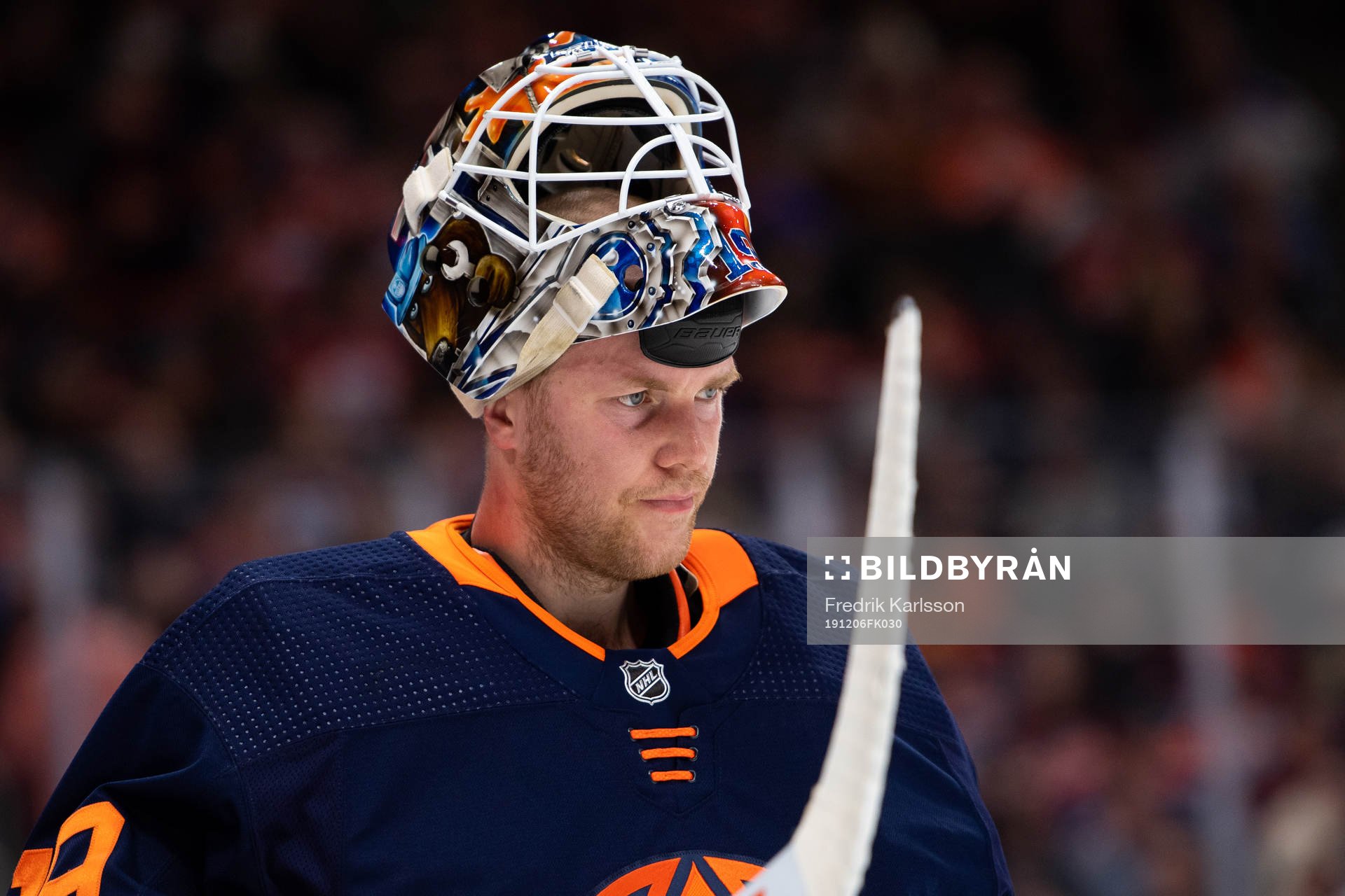 goaltender Mikko Koskinen of the Edmonton Oilers