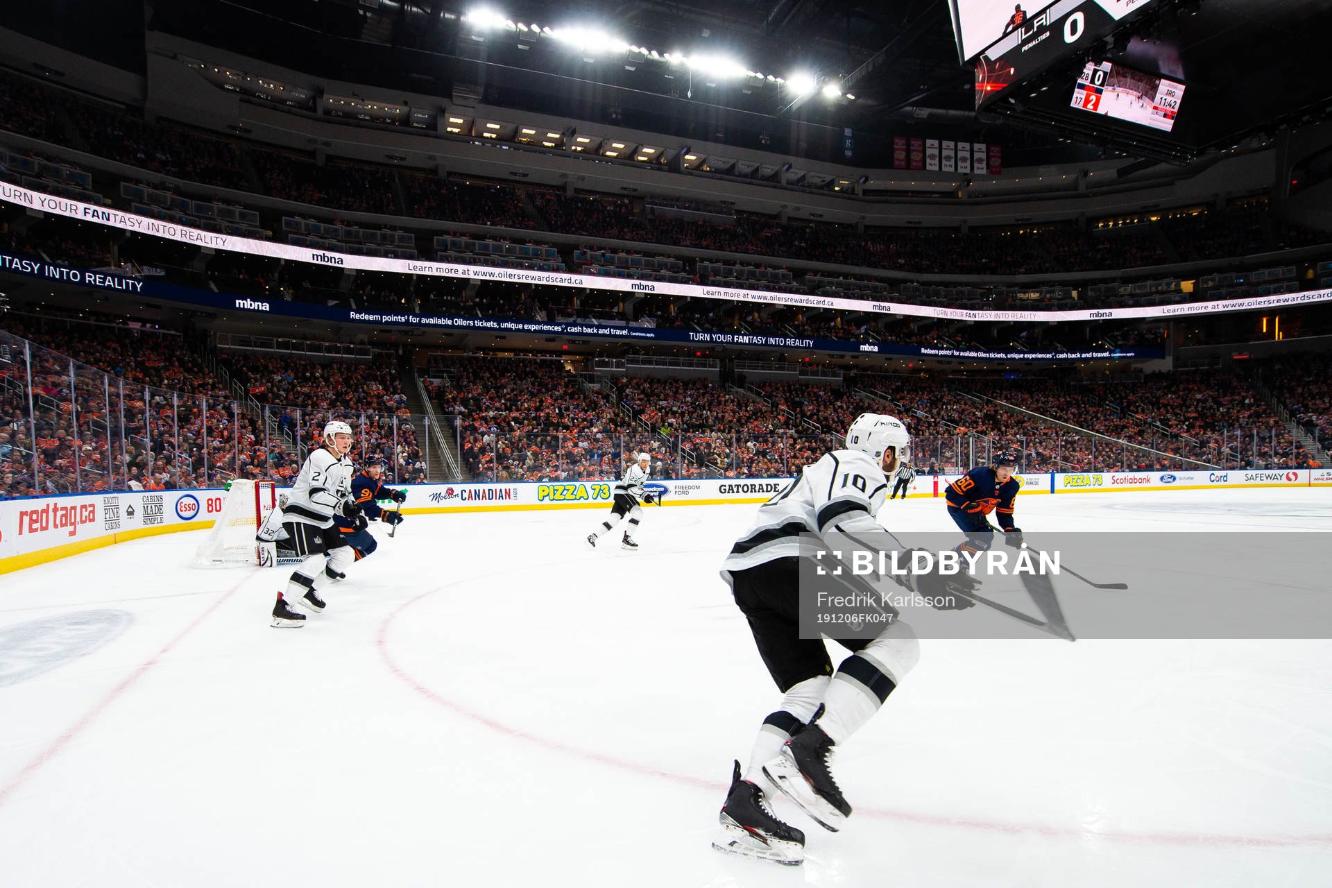 Paul LaDue and Michael Amadio of the Los Angeles Kings