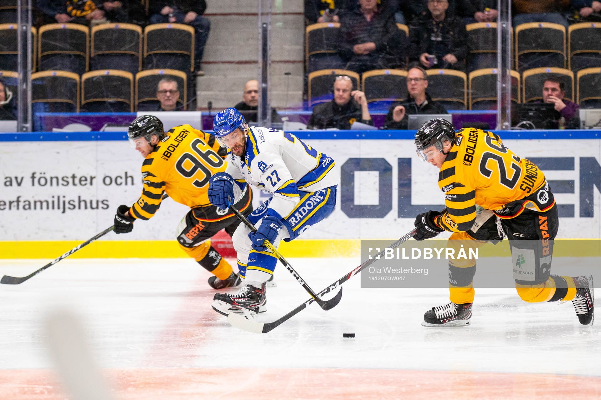 Skellefteås Albin Sundsvik och Rickard Hugg