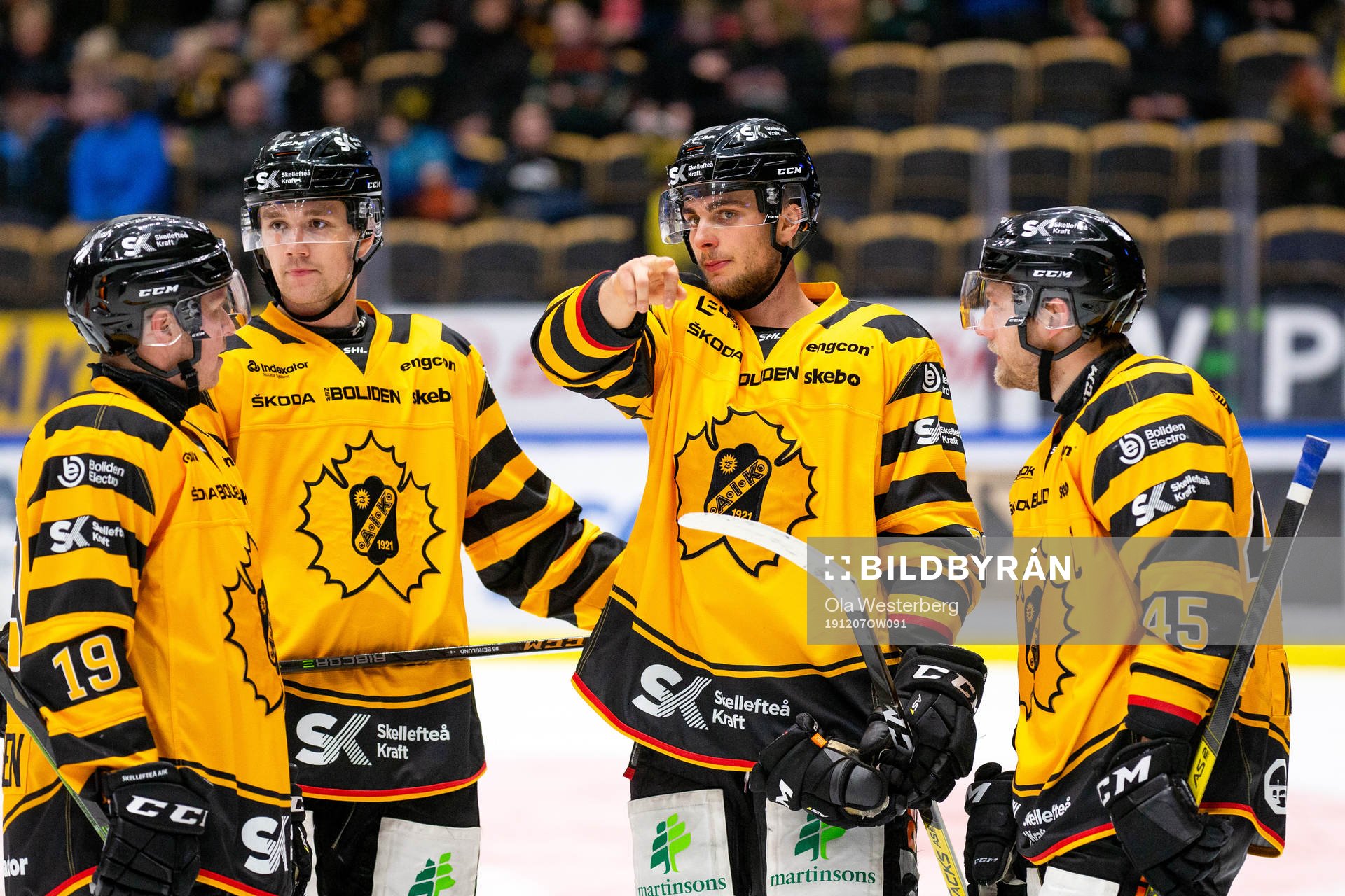 Skellefteås Tuomas Kiiskinen  , Filip Berglund , Jacob