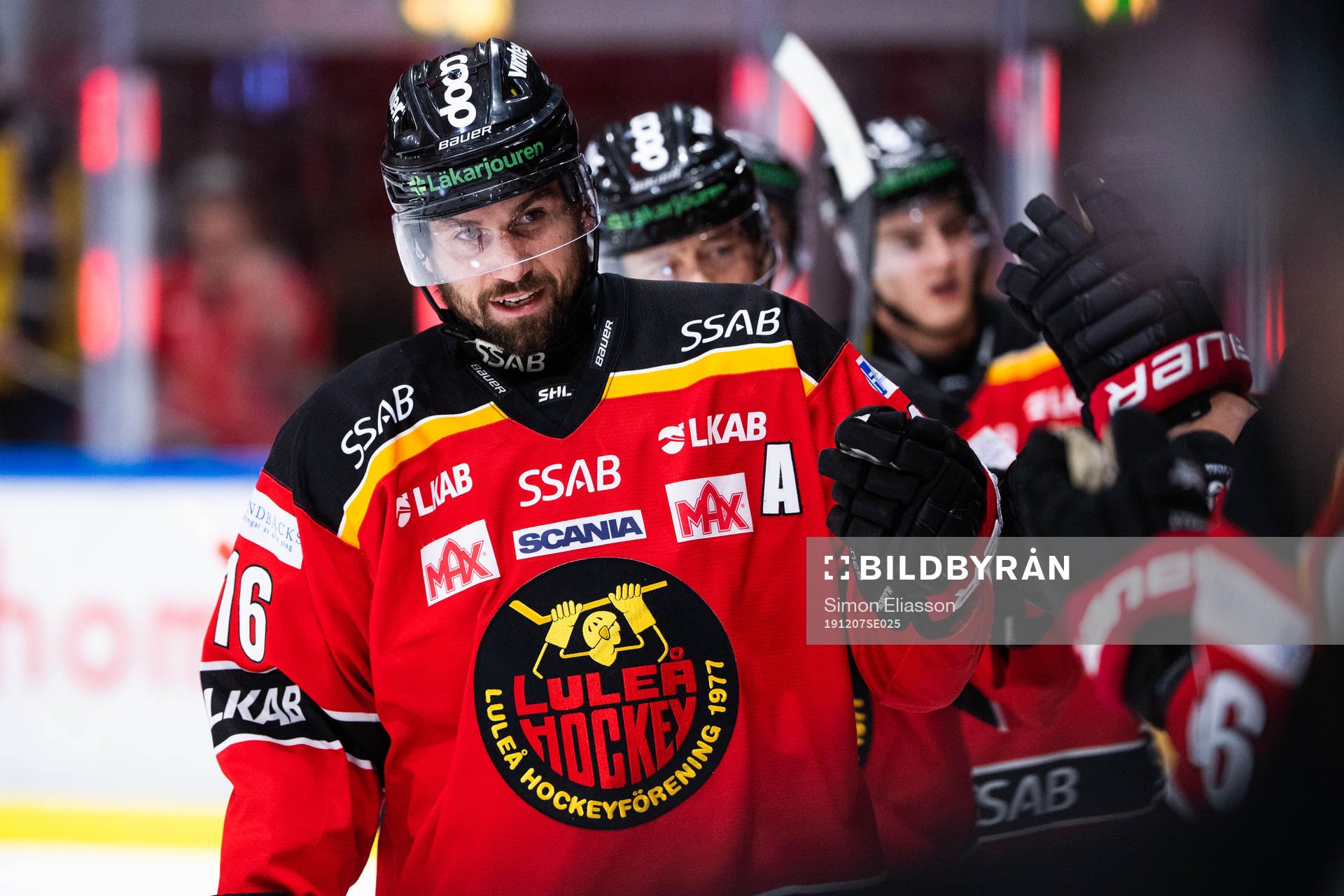 Luleås Niklas Olausson jublar
