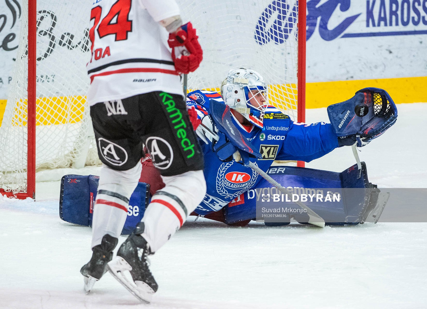 Oskarshamns målvakt Fredrik Pettersson-Wentzel