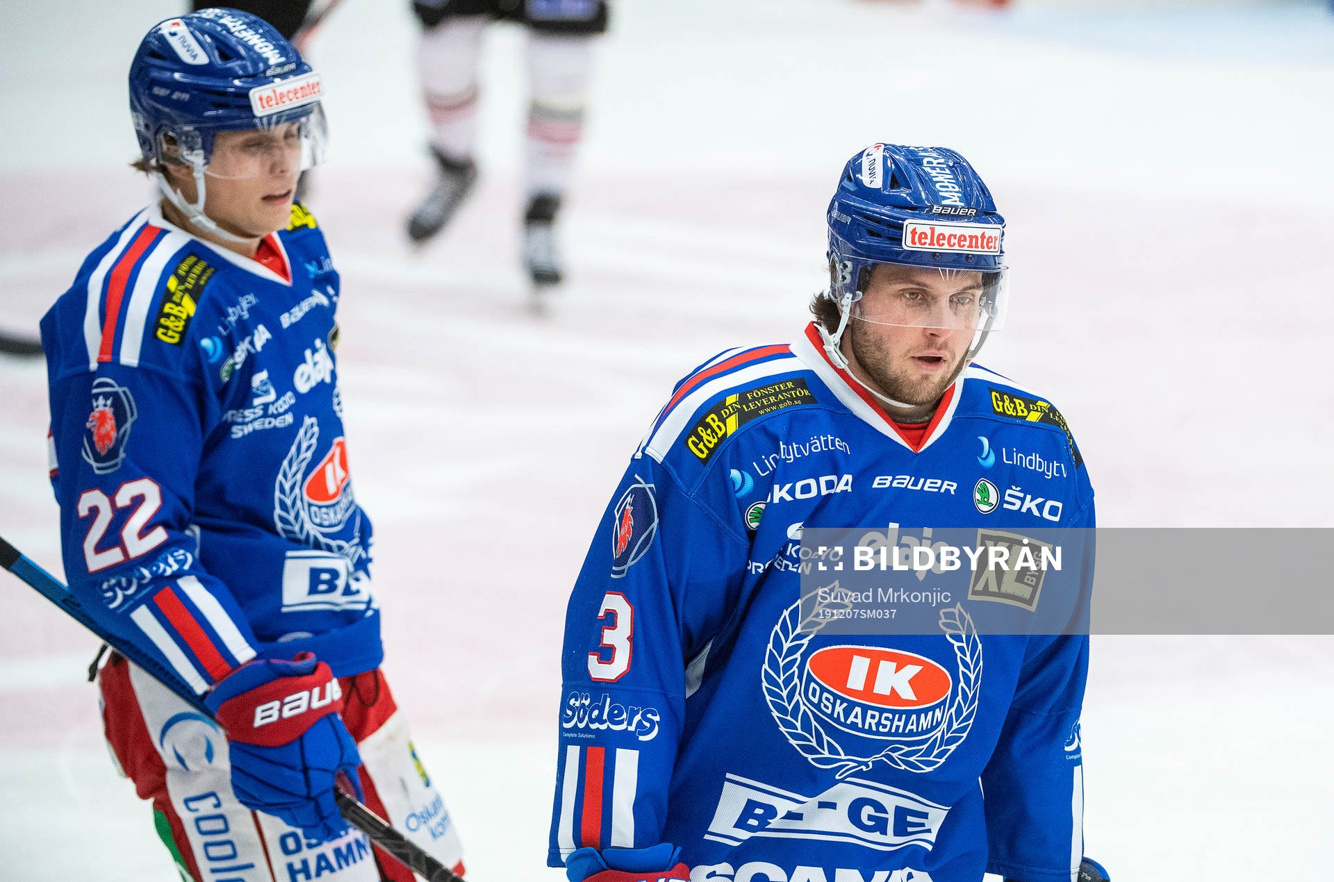 Oskarshamns Pontus Näsén och John Dahlström deppar
