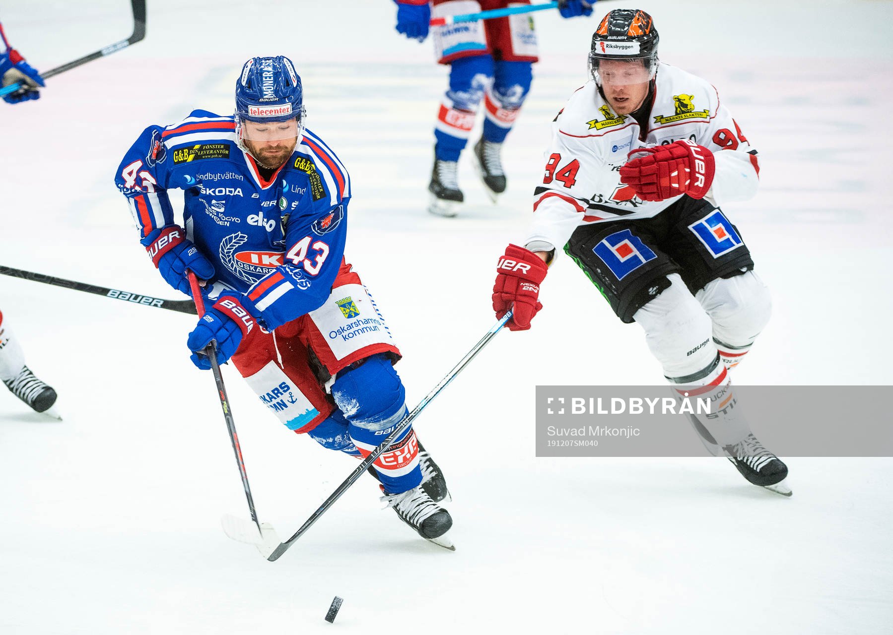 Oskarshamns Nichlas Hardt och Örebros Ryan Stoa