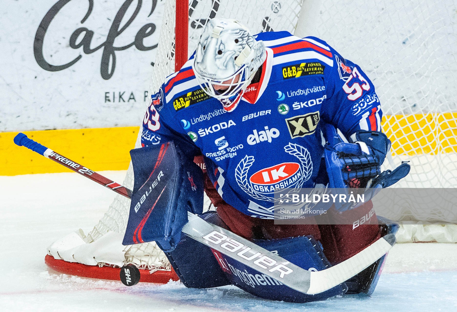 Oskarshamns målvakt Fredrik Pettersson-Wentzel