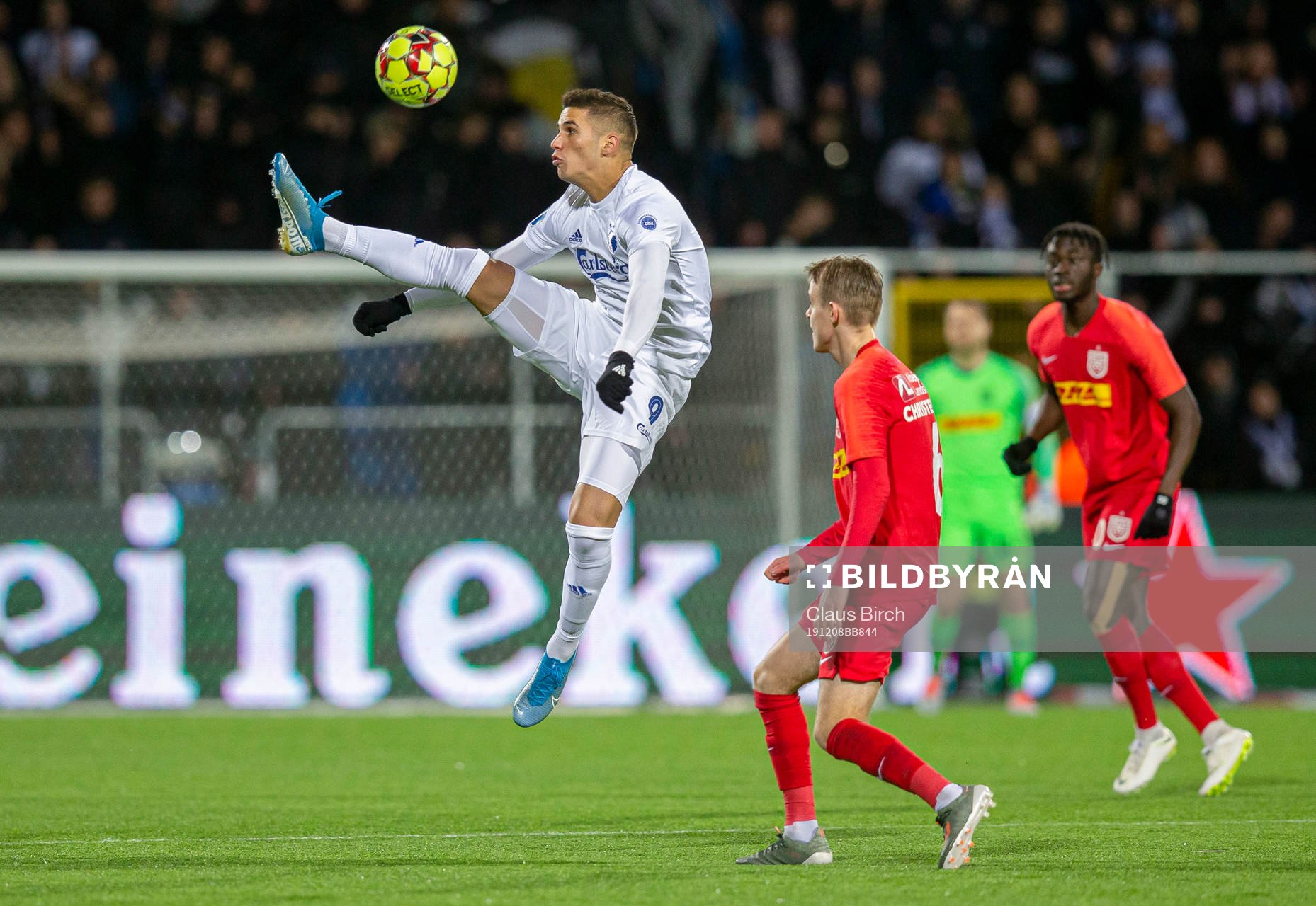 Pieros Sotiriou (9), FC København and Jacob Steen