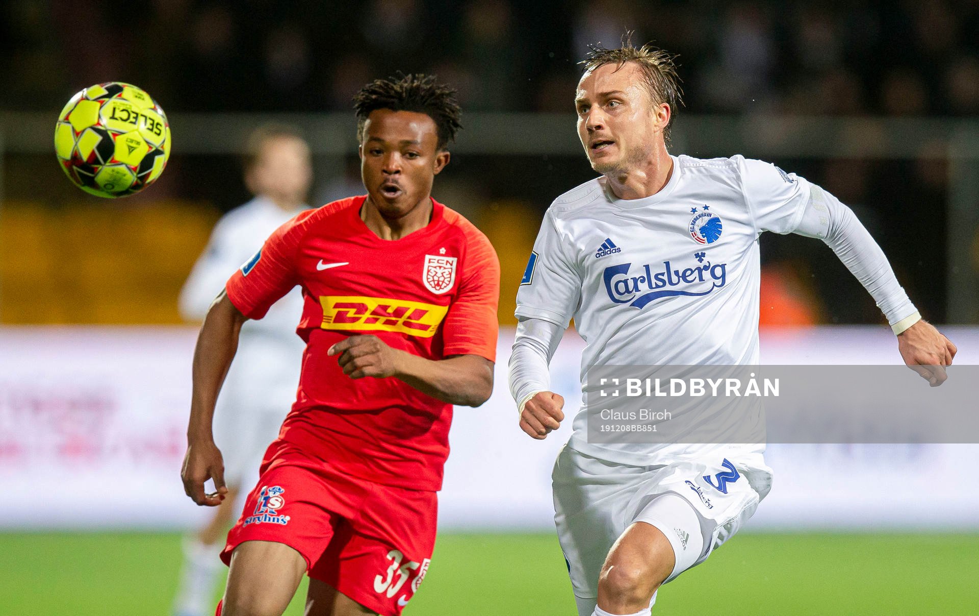 Isaac Atanga (35), FC Nordsjælland and Pierre Bengtsson