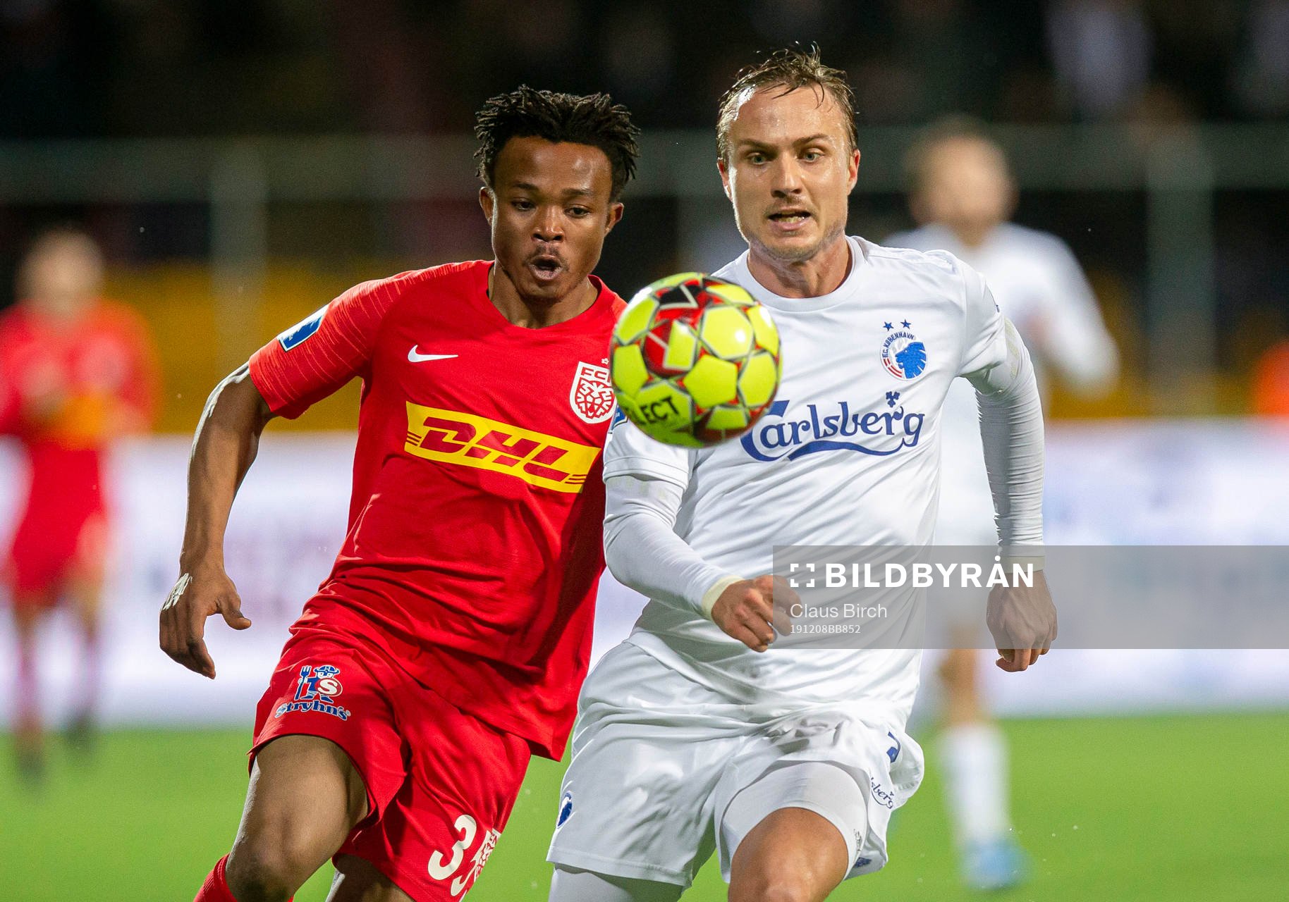  Isaac Atanga (35), FC Nordsjælland and Pierre Bengtsson (3), FC København]