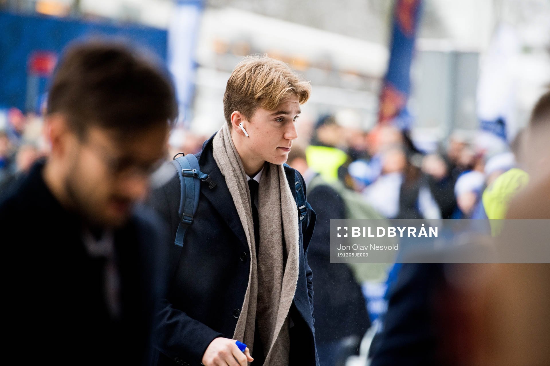Kristian Thorstvedt of Viking arrives