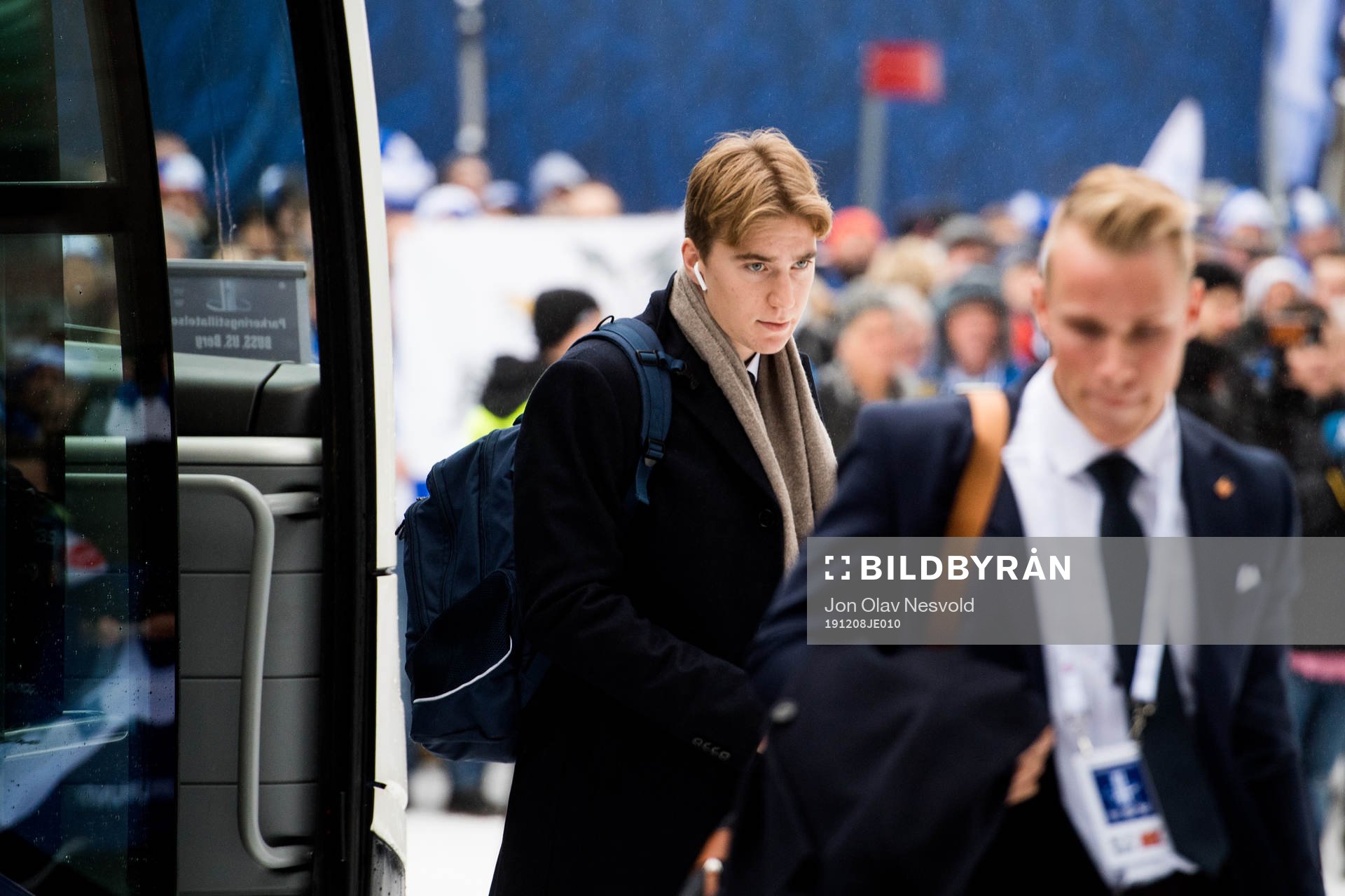 Kristian Thorstvedt of Viking arrives