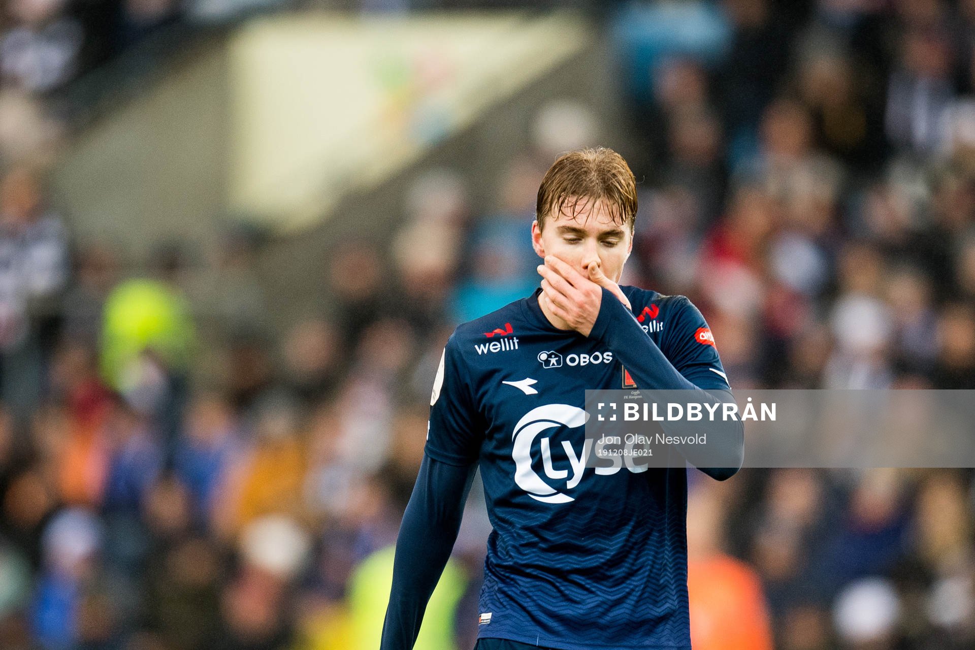Kristian Thorstvedt of Viking looks dejected