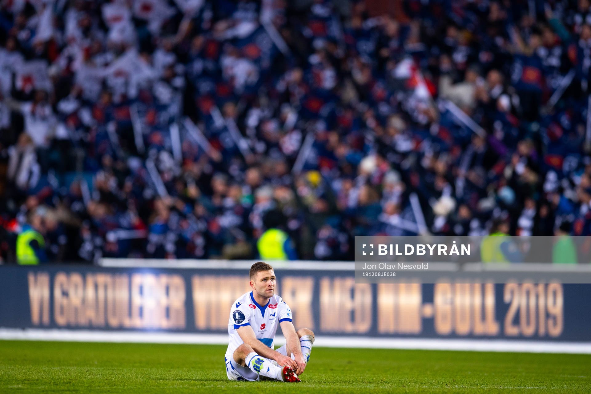 Sondre Tronstad of Haugesund looks dejected