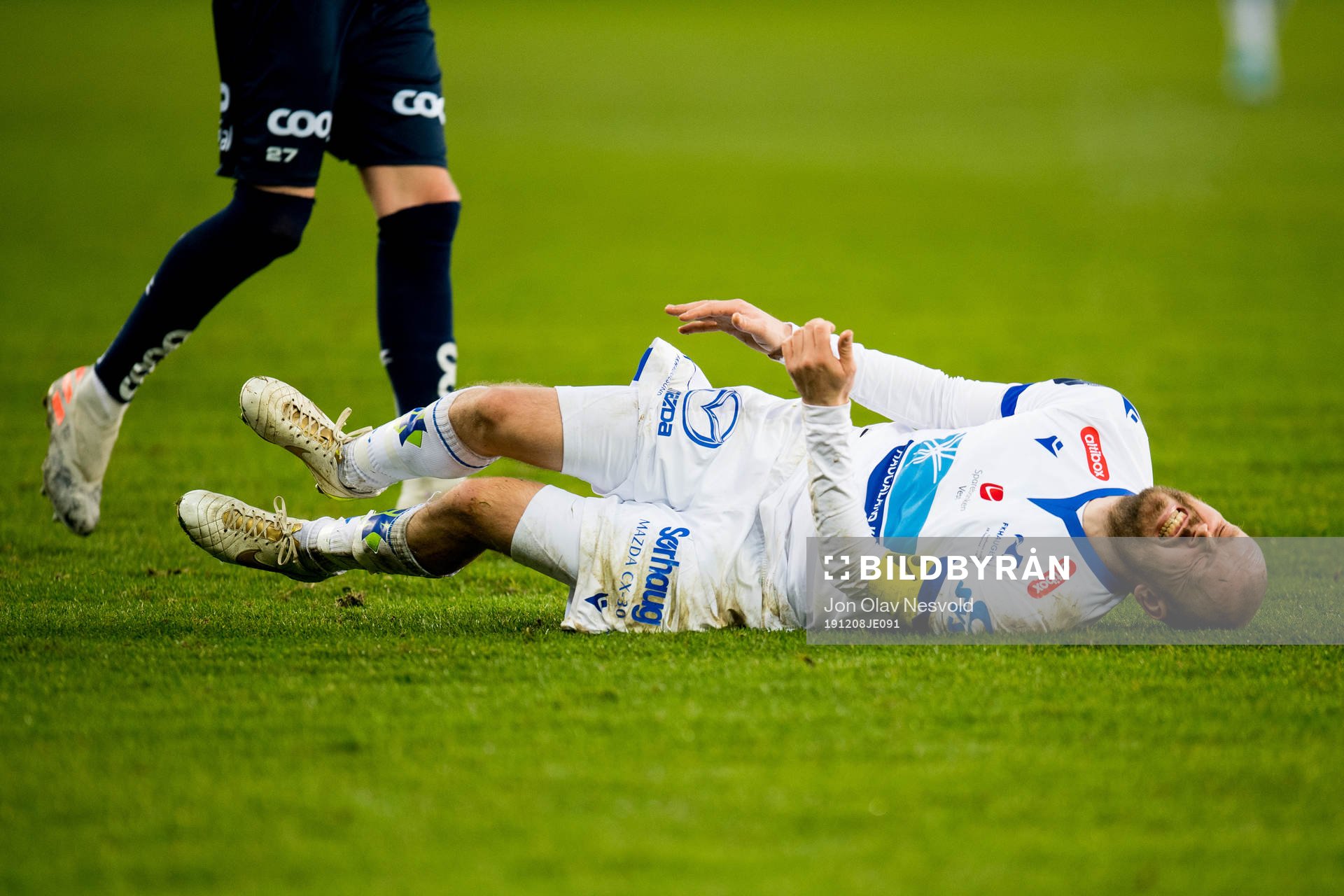 Christian Grindheim of Haugesund during the cup final between Haugesund and Viking on December 8, 2019 in Oslo.