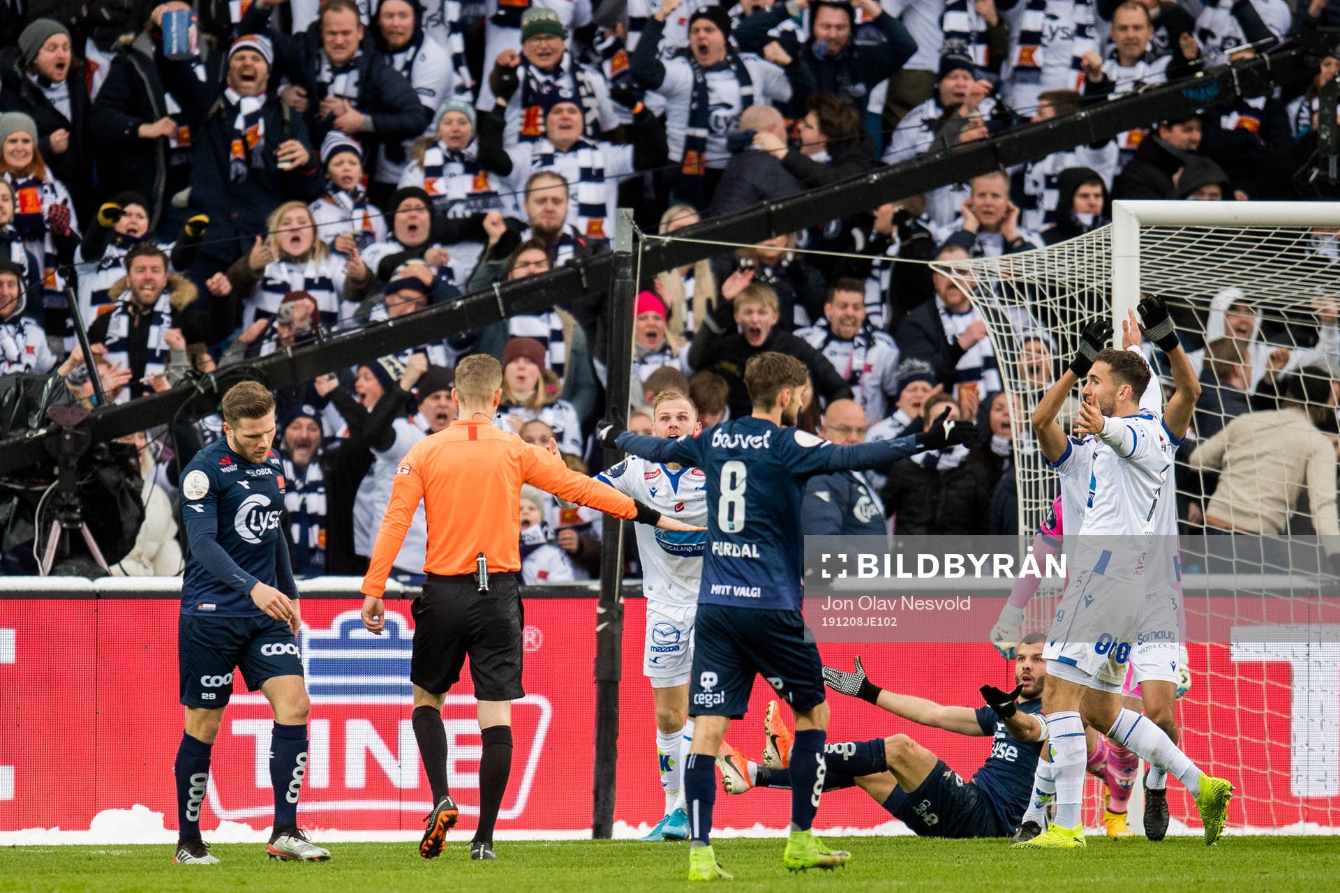Viking is awarded a penalty kick by Espen Andreas Eskås,