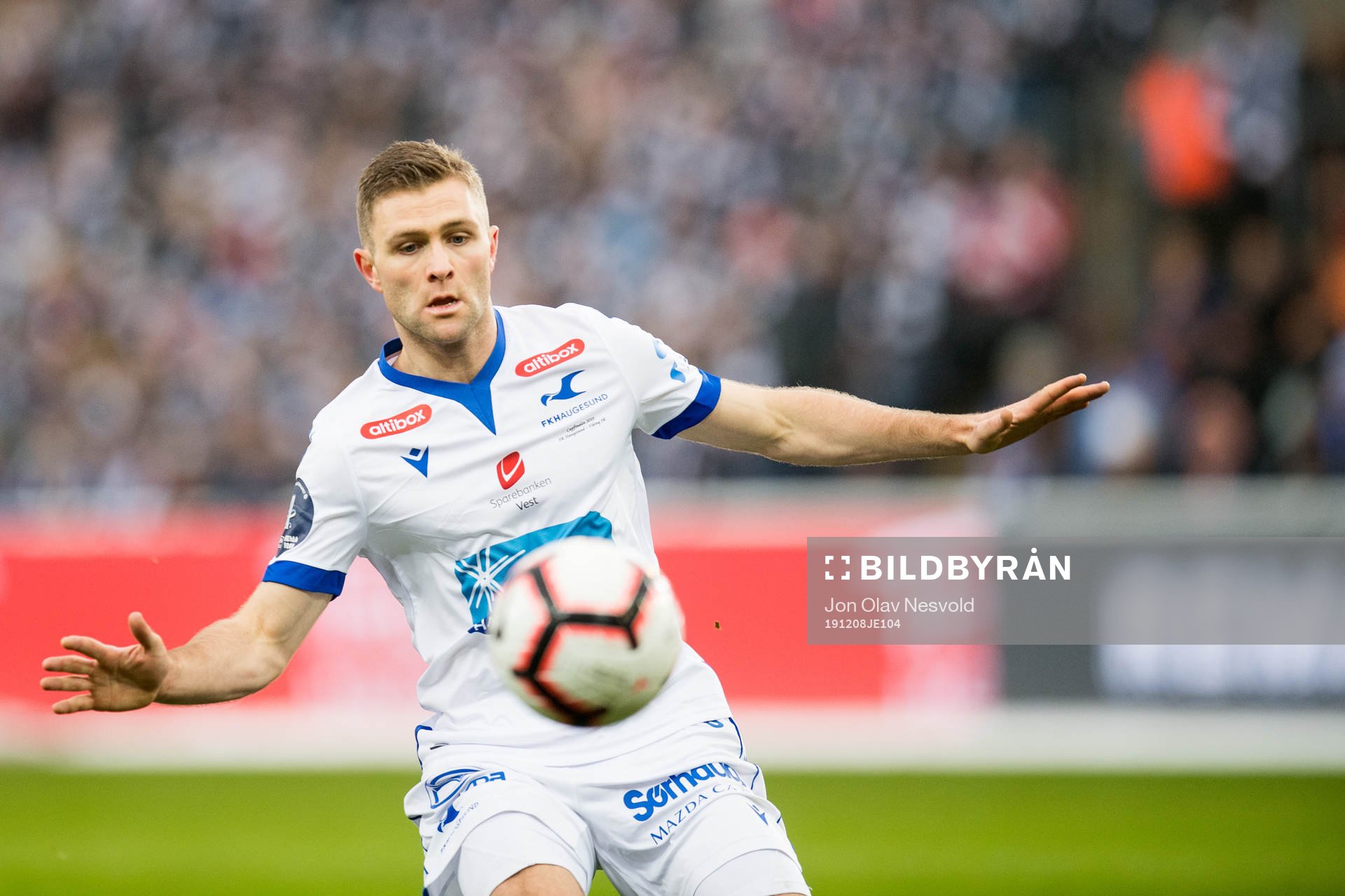 Sondre Tronstad of Haugesund during the cup final between Haugesund and Viking on December 8, 2019 in Oslo.