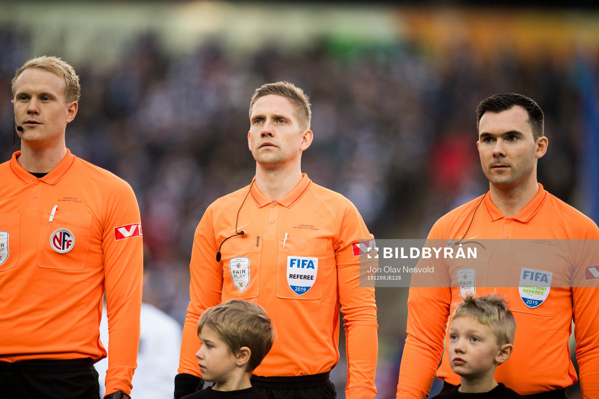 Runar Langseth, assistant referee, Espen Andreas Eskås,