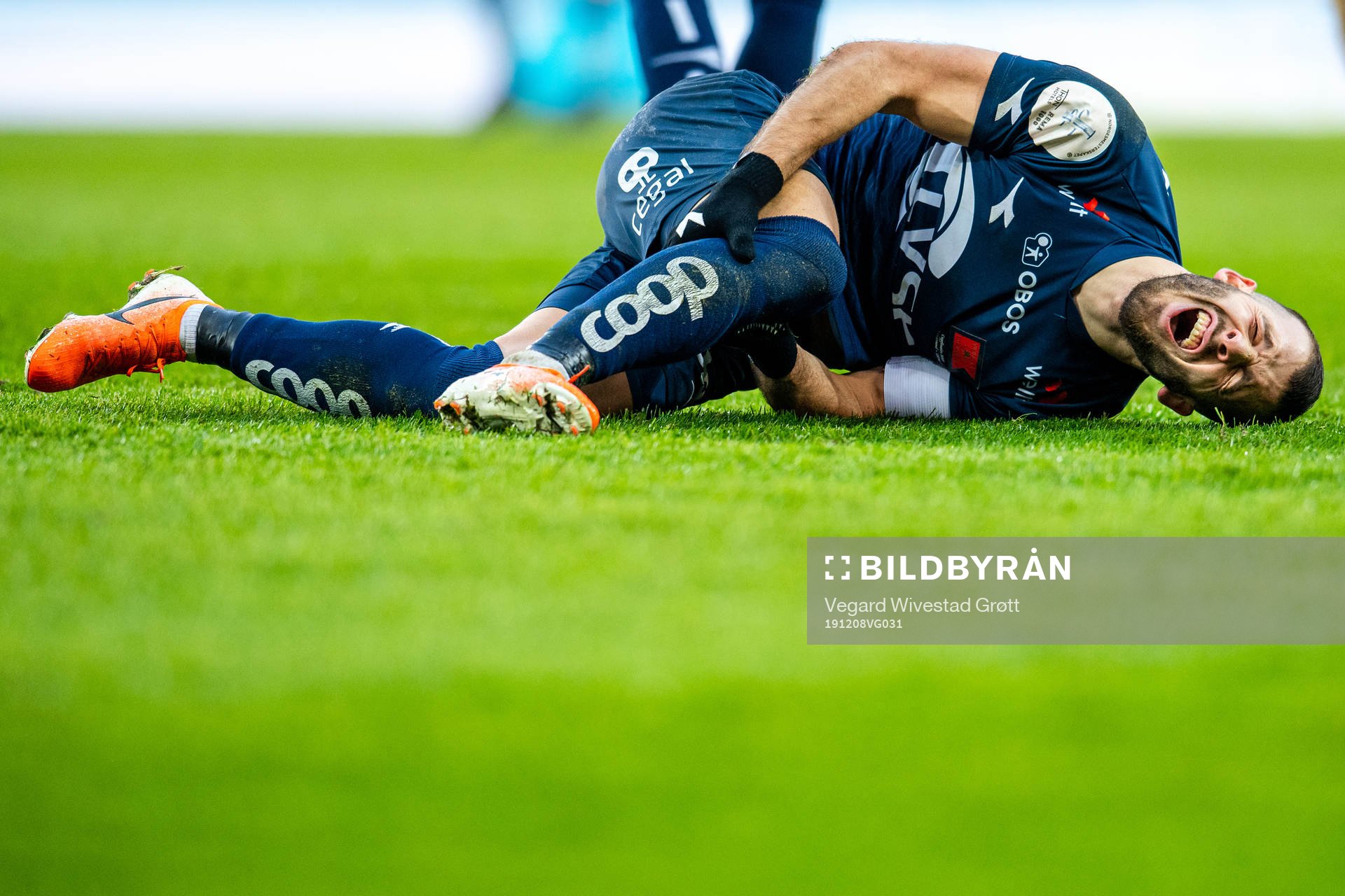 Zlatko Tripic of Viking in pain