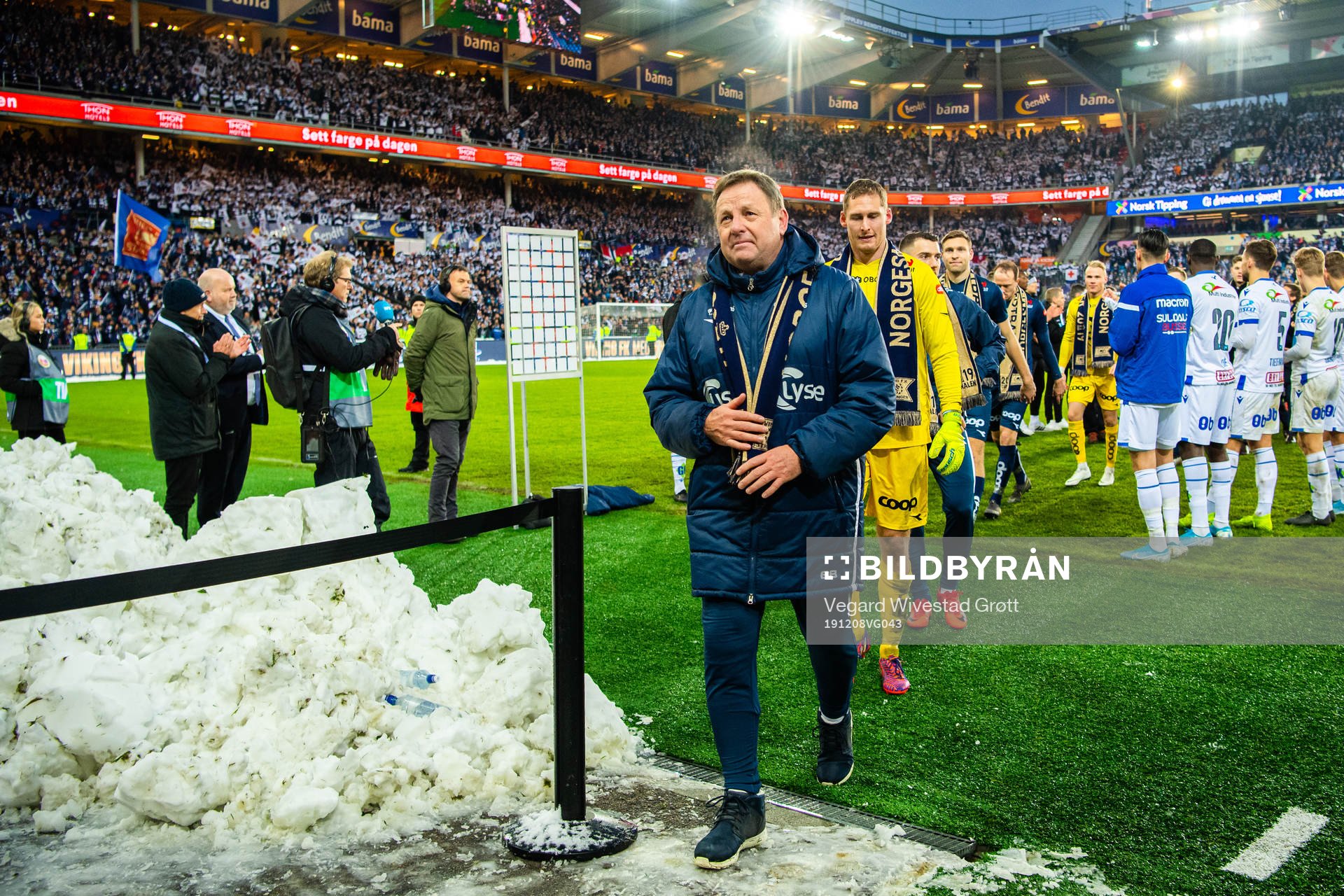 Bjarne Berntsen, head coach of Viking, after  the cup final between Haugesund and Viking on December 8, 2019 in Oslo.