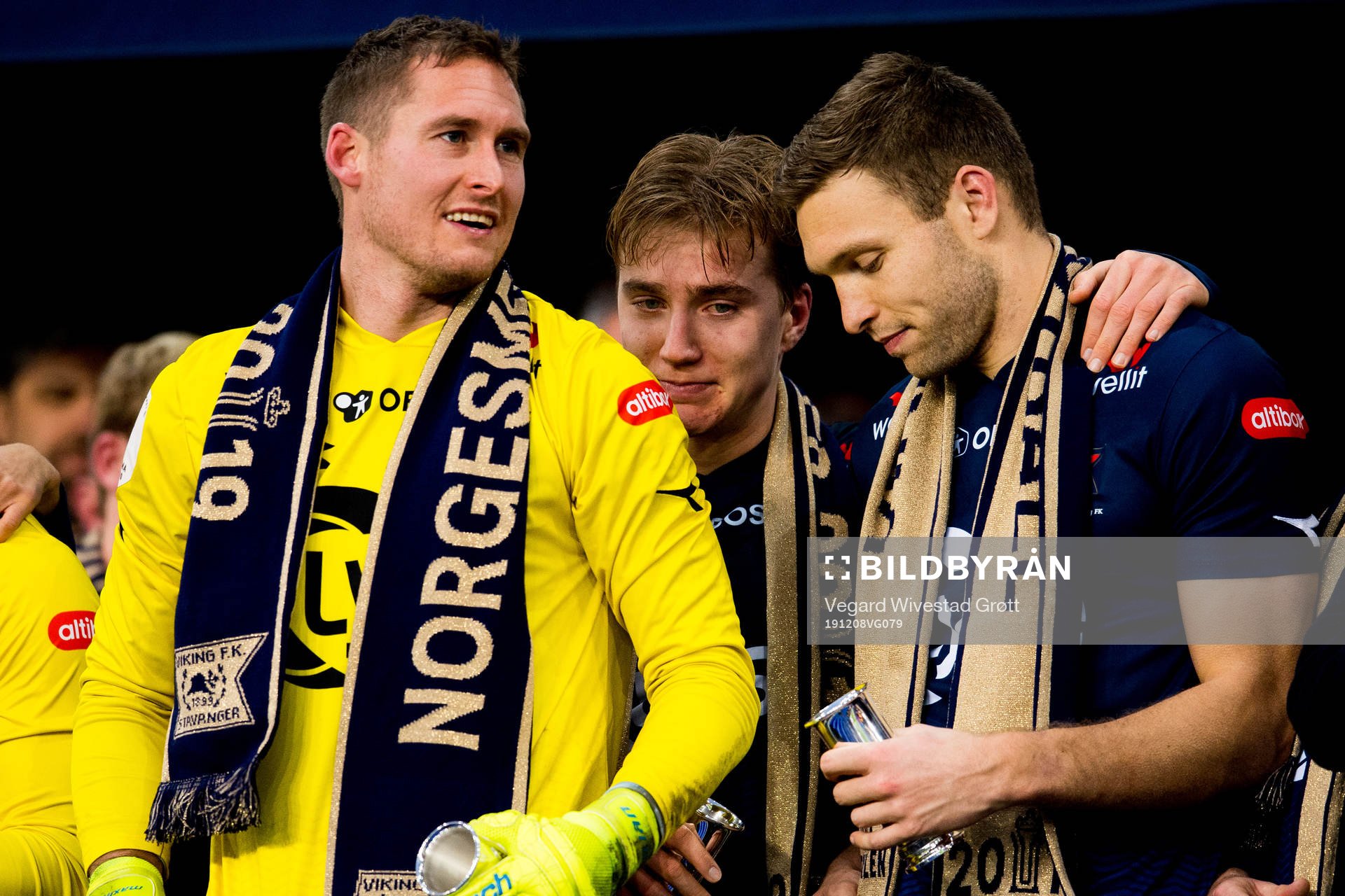 Goalkeeper Iven Austbø, Kristian Thorstvedt and Runar