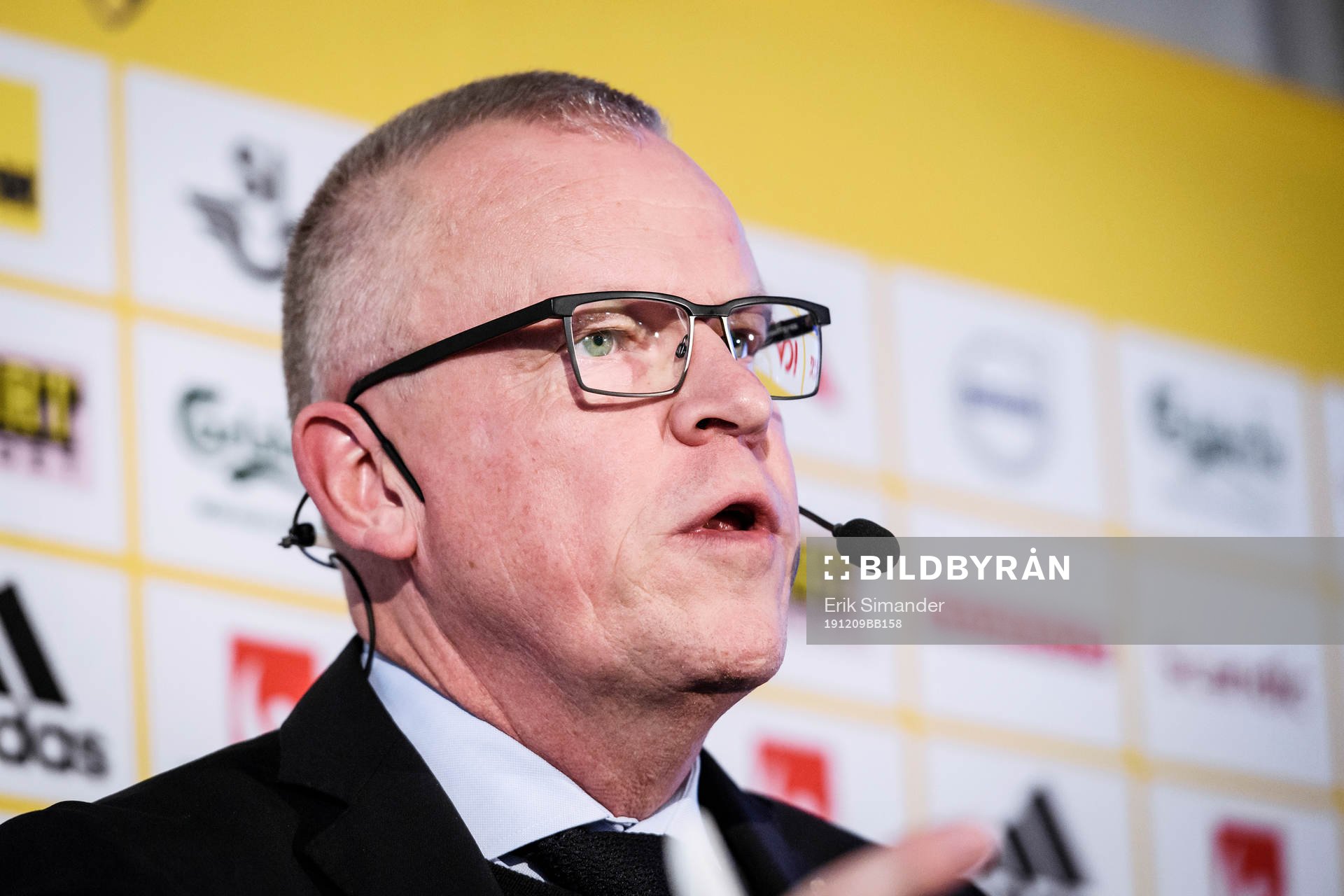 Head coach Janne Andersson of the Swedish national football