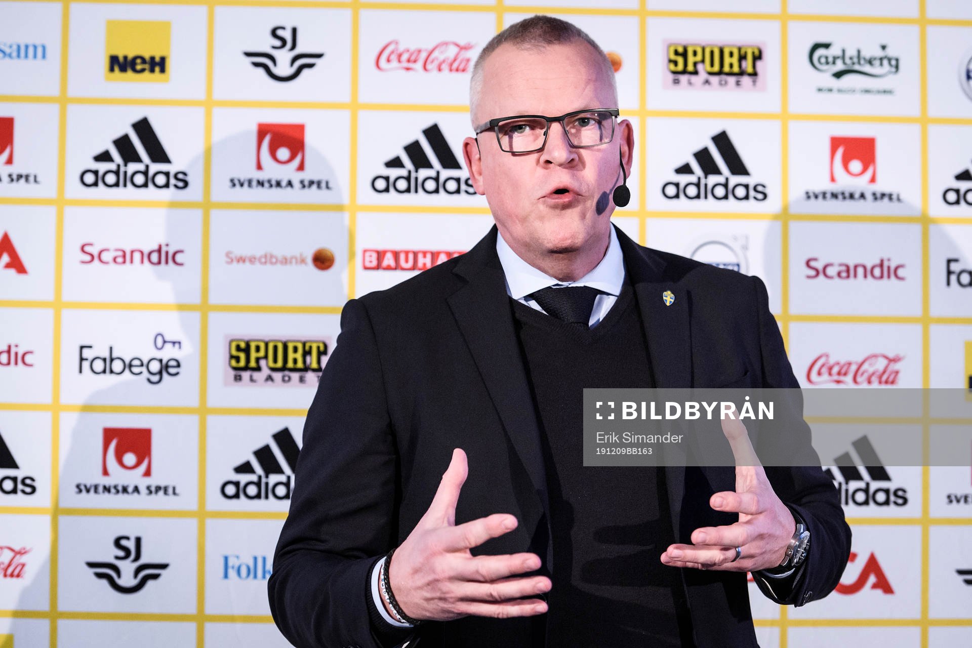 Head coach Janne Andersson of the Swedish national football