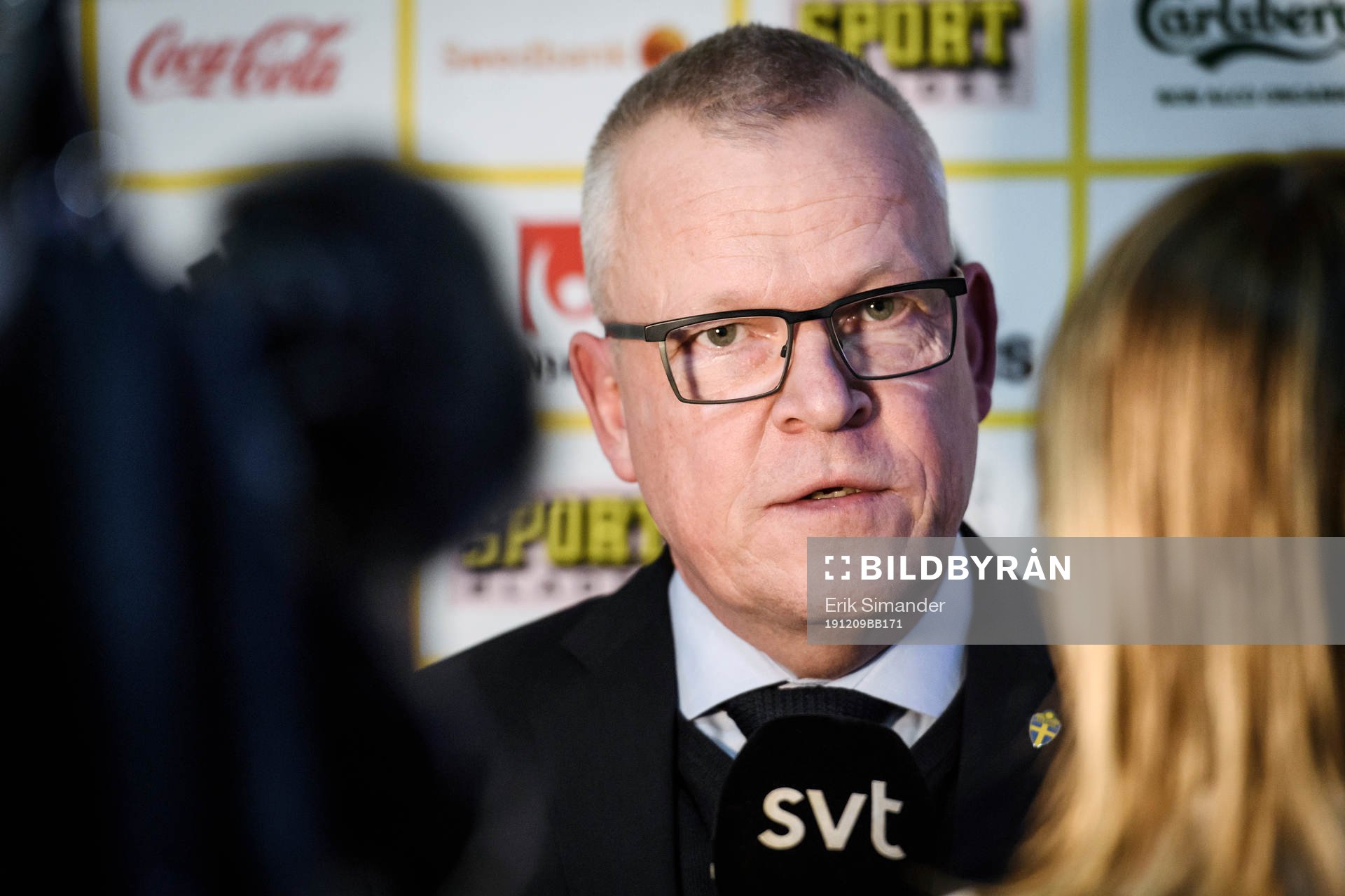 Head coach Janne Andersson of the Swedish national football
