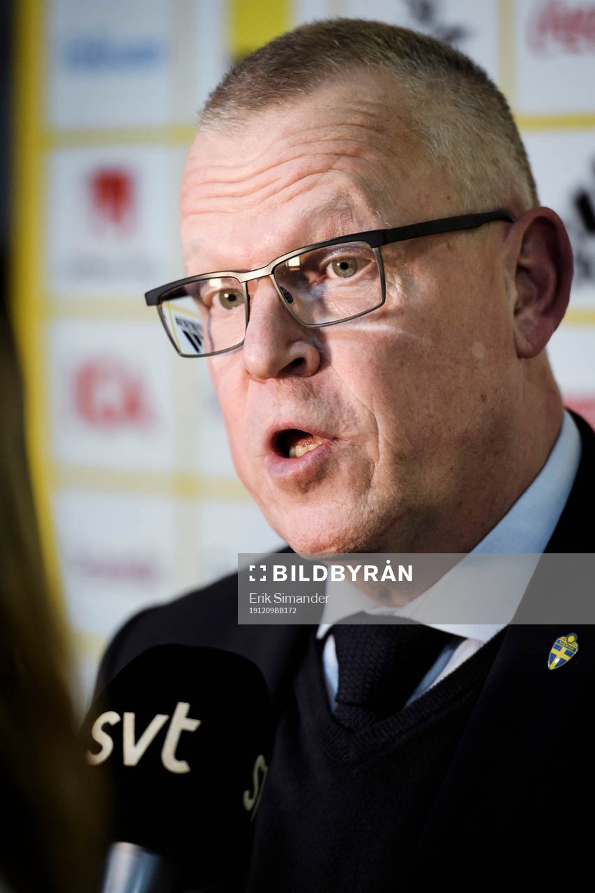 Head coach Janne Andersson of the Swedish national football