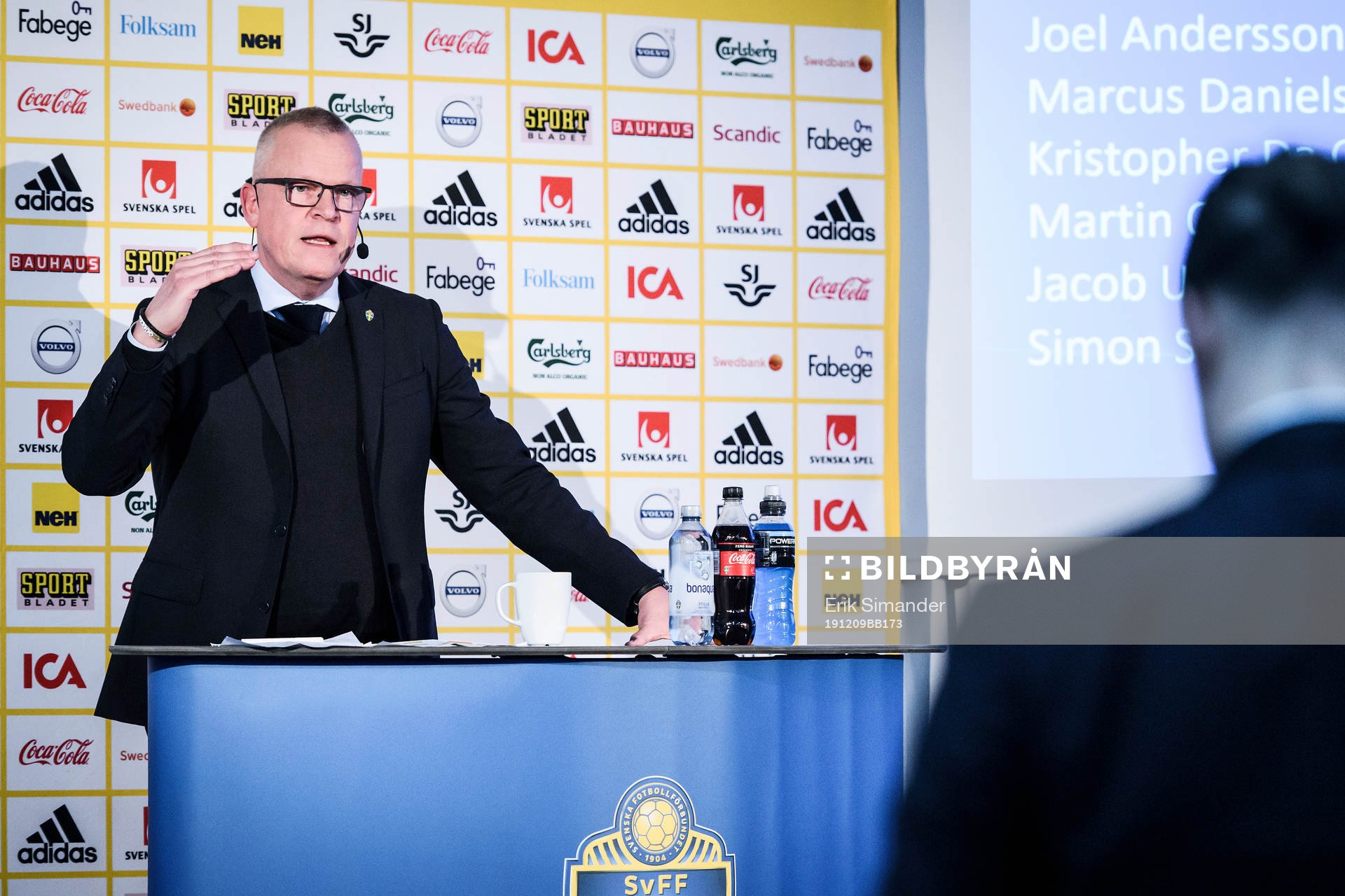 Head coach Janne Andersson of the Swedish national football