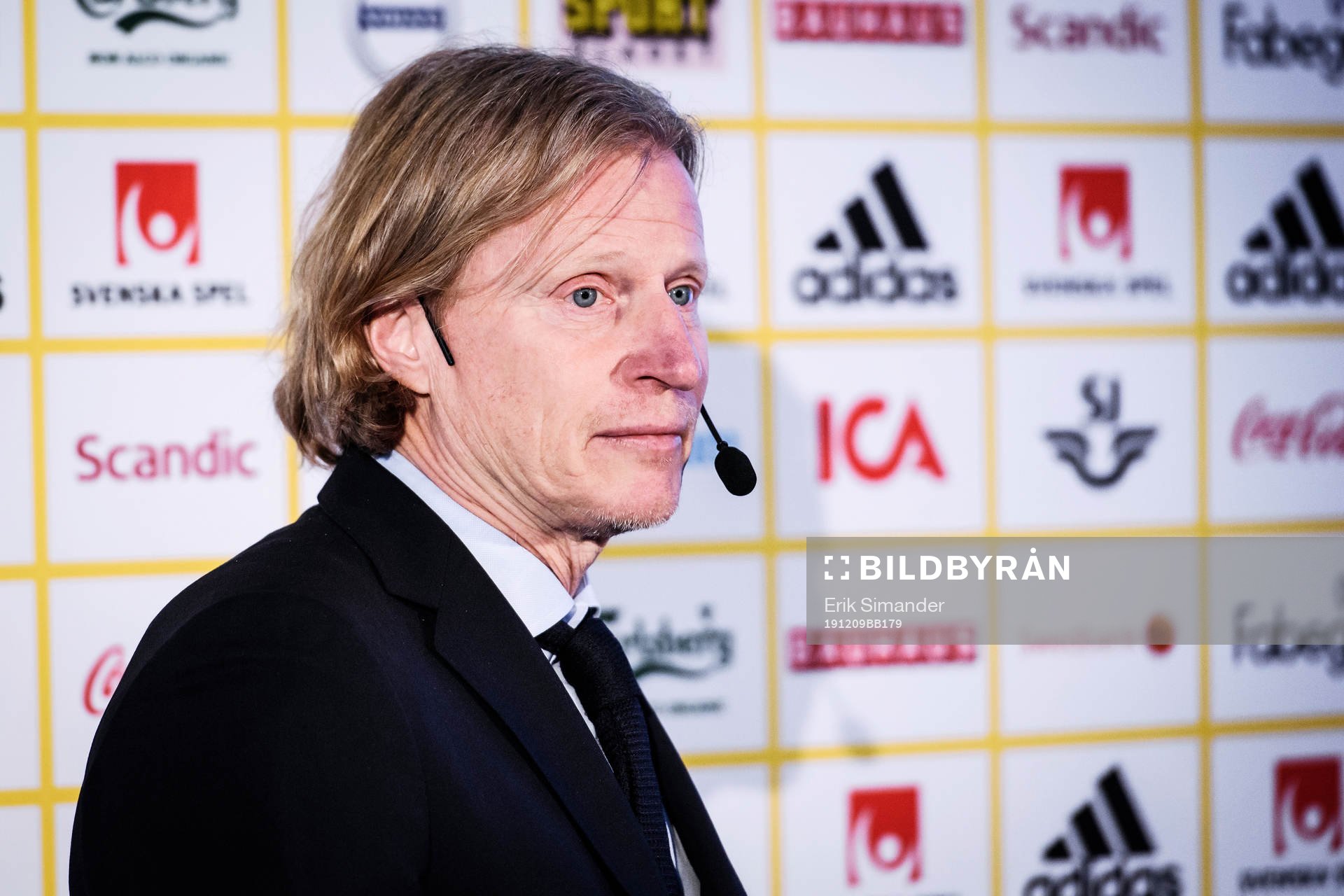 Team manager Stefan Pettersson of the Swedish national