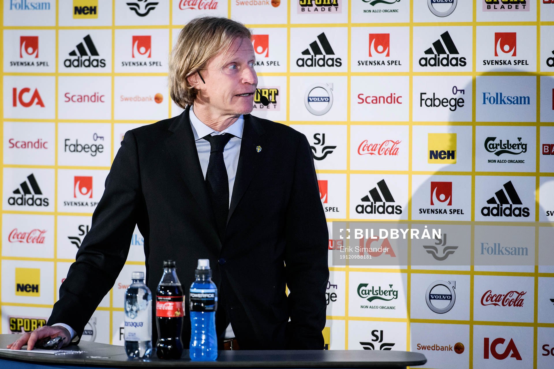 Team manager Stefan Pettersson of the Swedish national