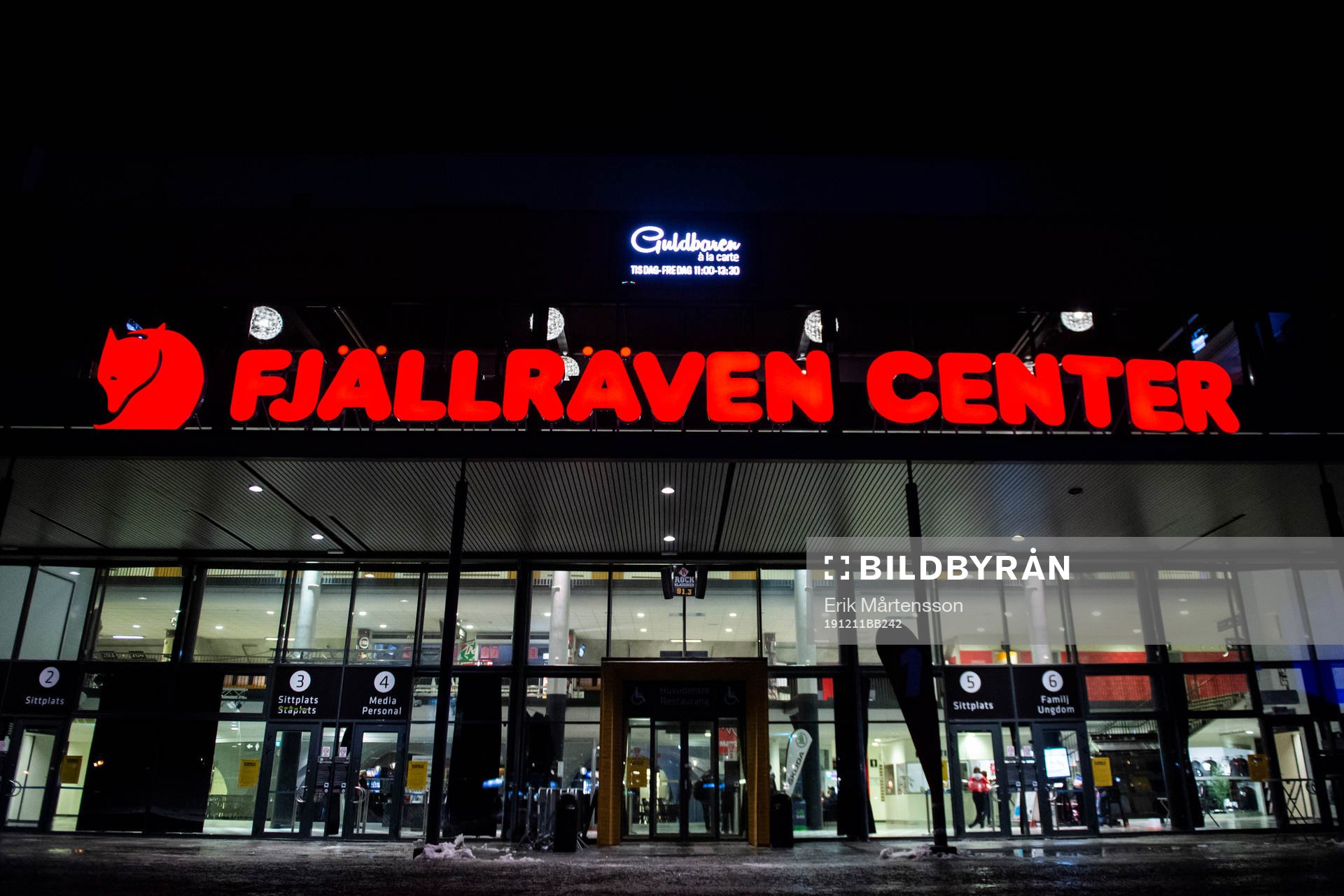 Exteriör av Fjällräven Center