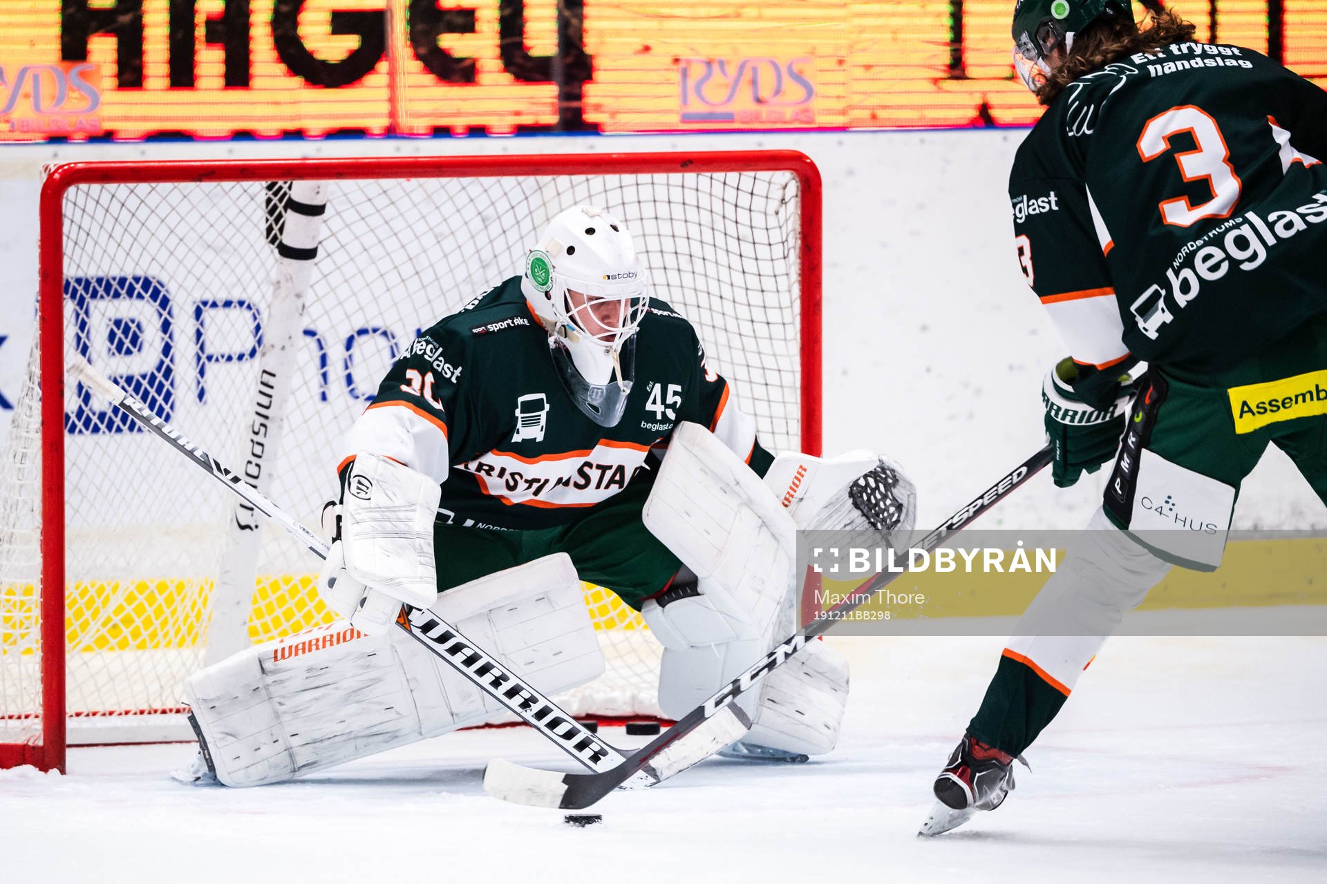 Kristianstads målvakt Oliver Tornerefelt