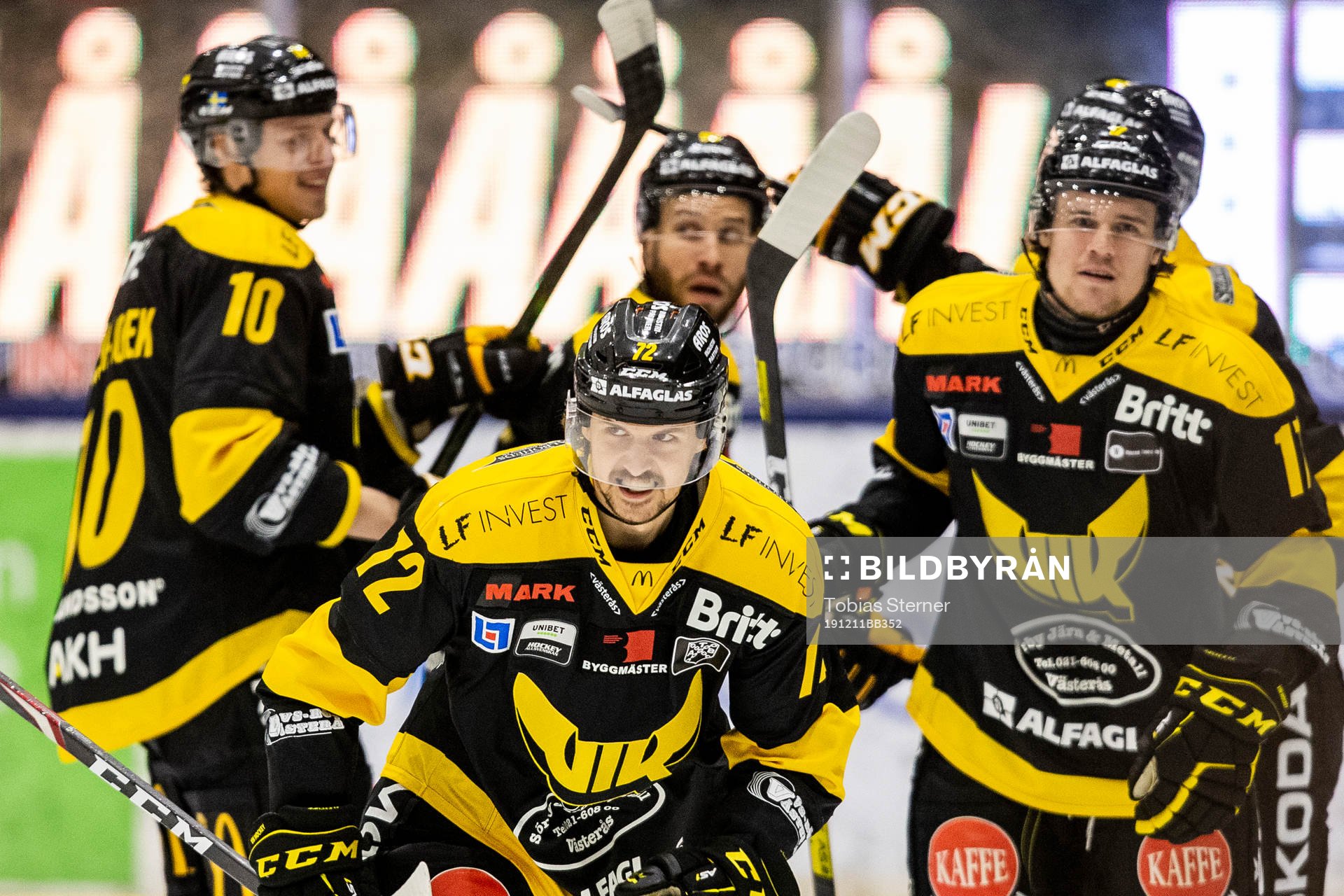 Västerås Viktor Hertzberg jublar