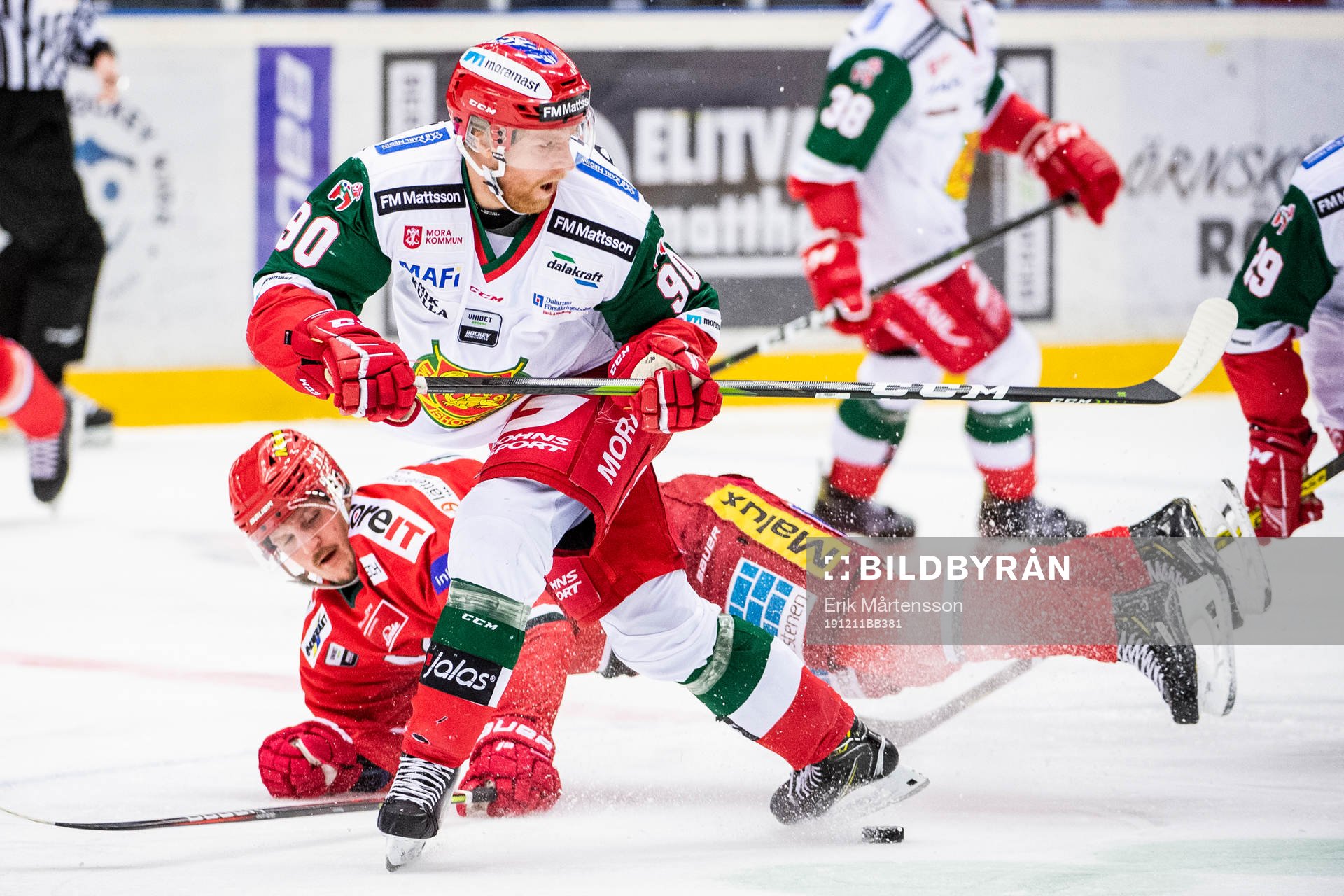 Moras Daniel Ljunggren och Modos Patrik Karlkvist