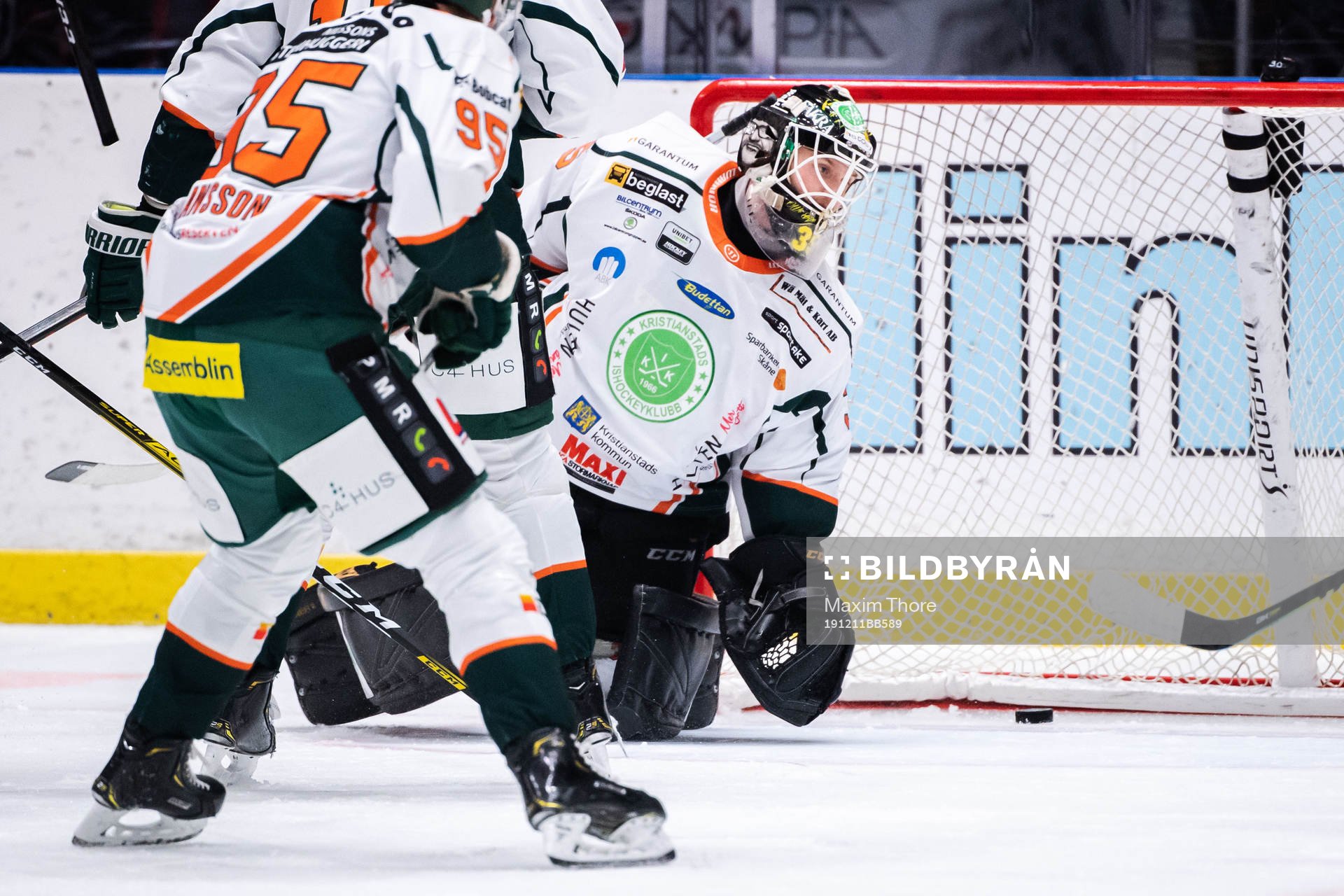Kristianstads målvakt Antti Lehtonen deppar