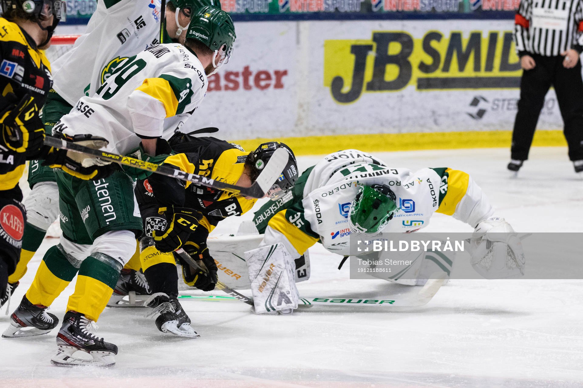 Björklövens målvakt Joe Cannata