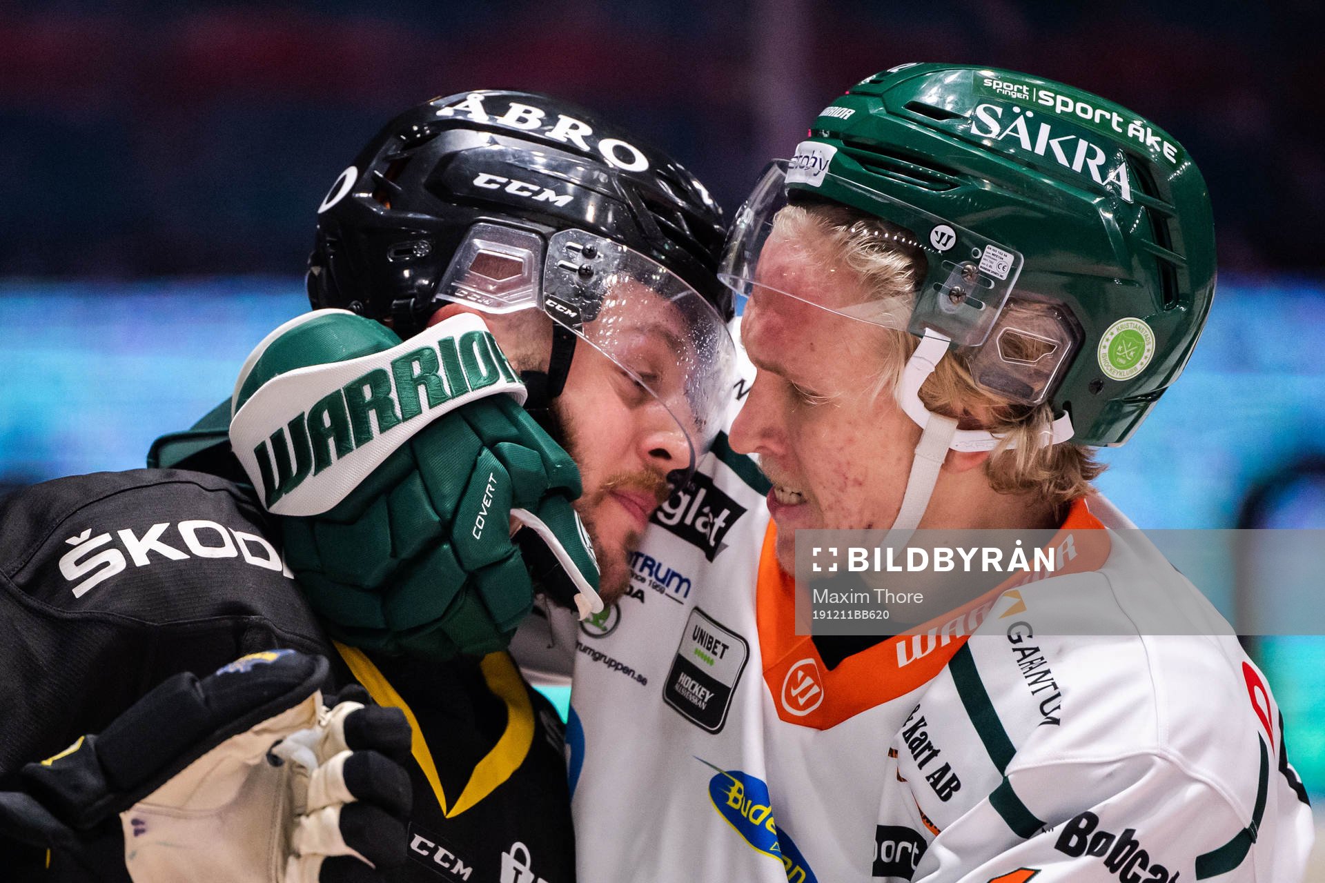 s Ricard Blidstrand och Kristianstads Marcus Sylvegård i