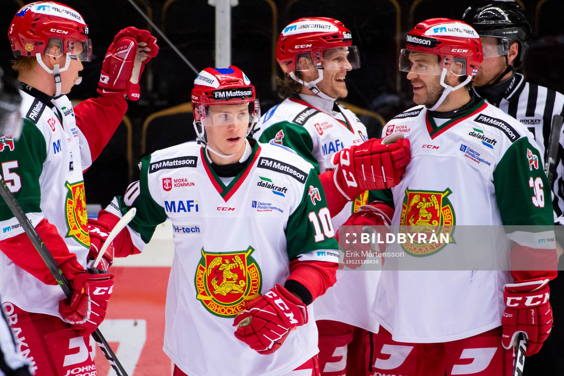 Moras Anton Schagerberg, Dustin Gazley, Adam Masuhr och