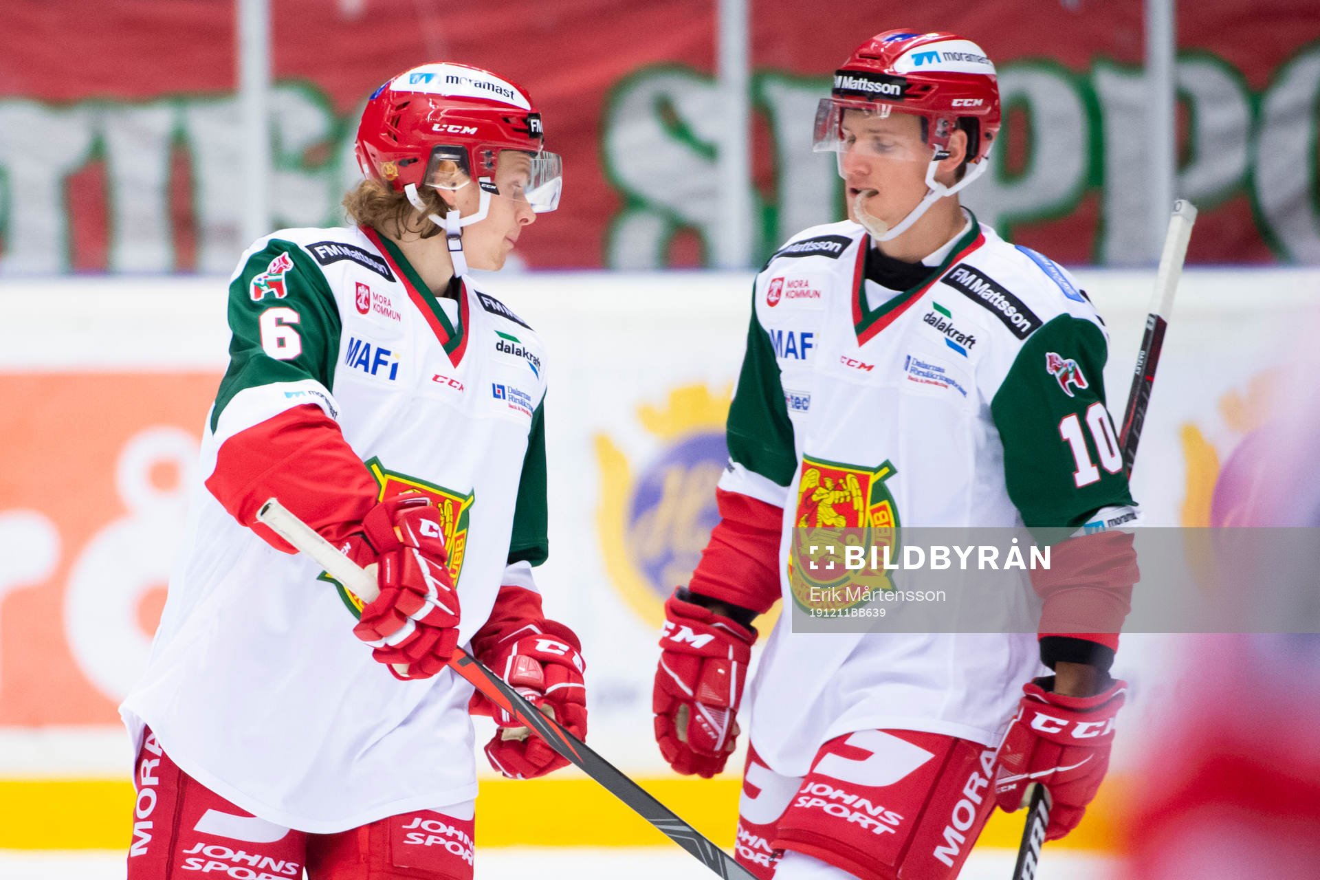 Moras Isak Pantzare och Dustin Gazley