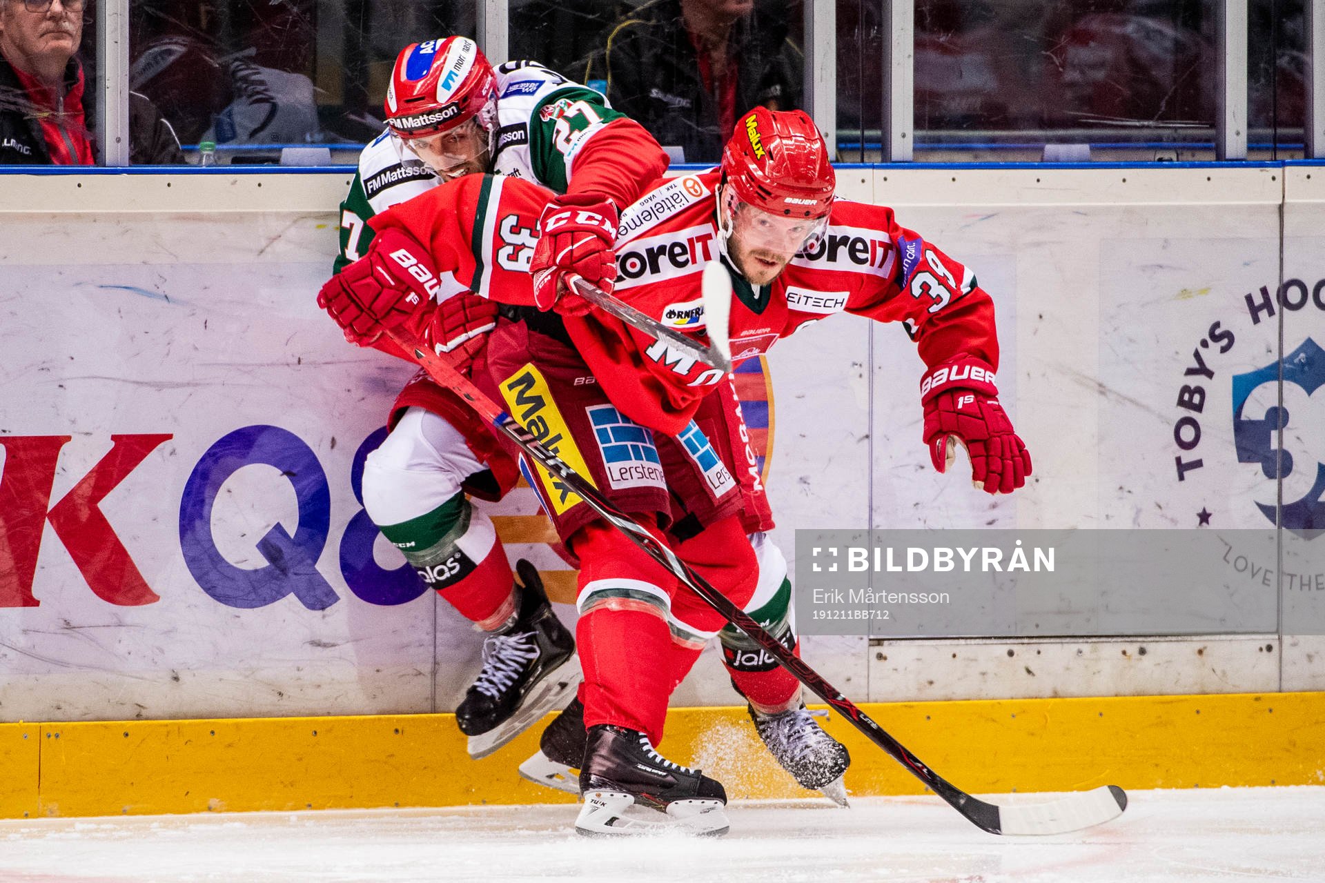 Moras Brant Harris och Modos Tobias Enström