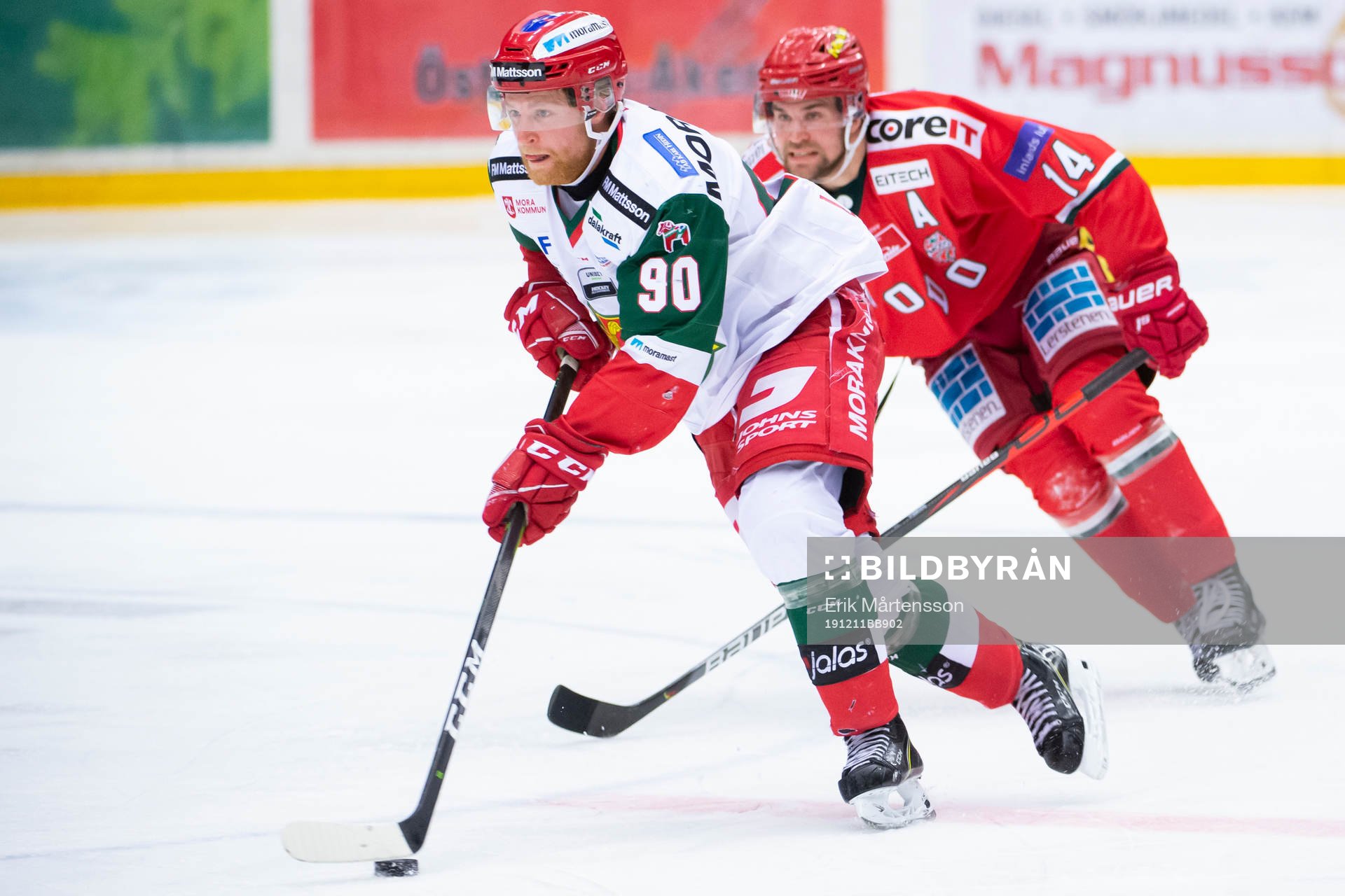 Moras Daniel Ljunggren och Modos Henrik Björklund